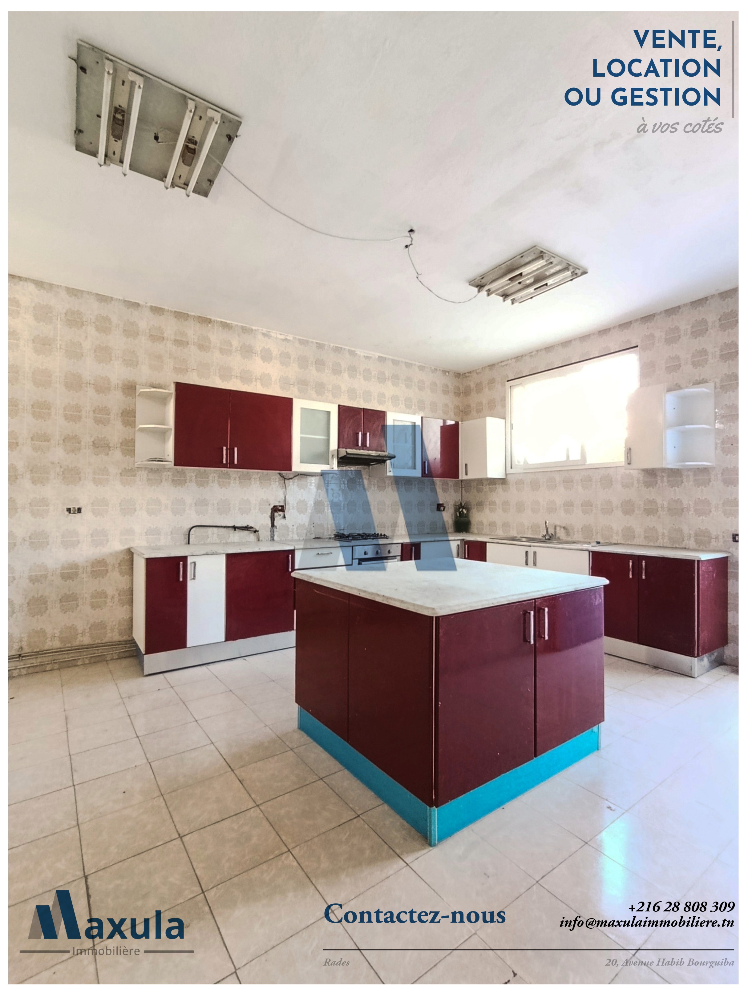 Rades&nbsp;Rades Meliane&nbsp;Vente&nbsp;Maisons&nbsp;Spacieuse villa en r2 a rades meliane 1