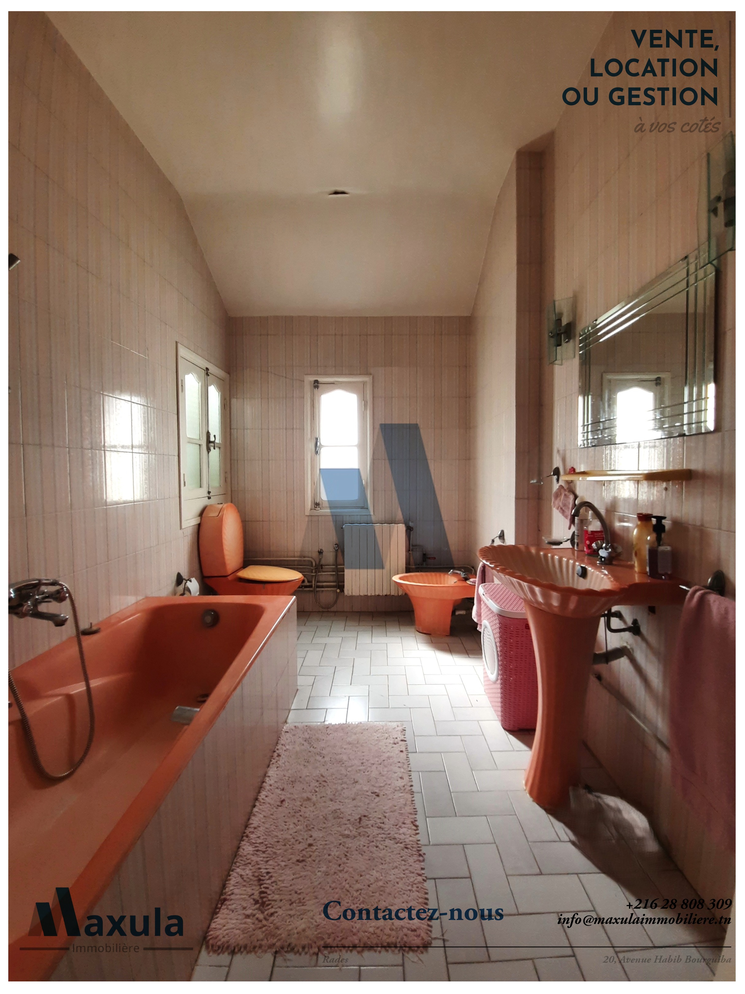 Rades&nbsp;Rades Mongil&nbsp;Vente&nbsp;Maisons&nbsp;Exceptionnelle villa a rades mongil