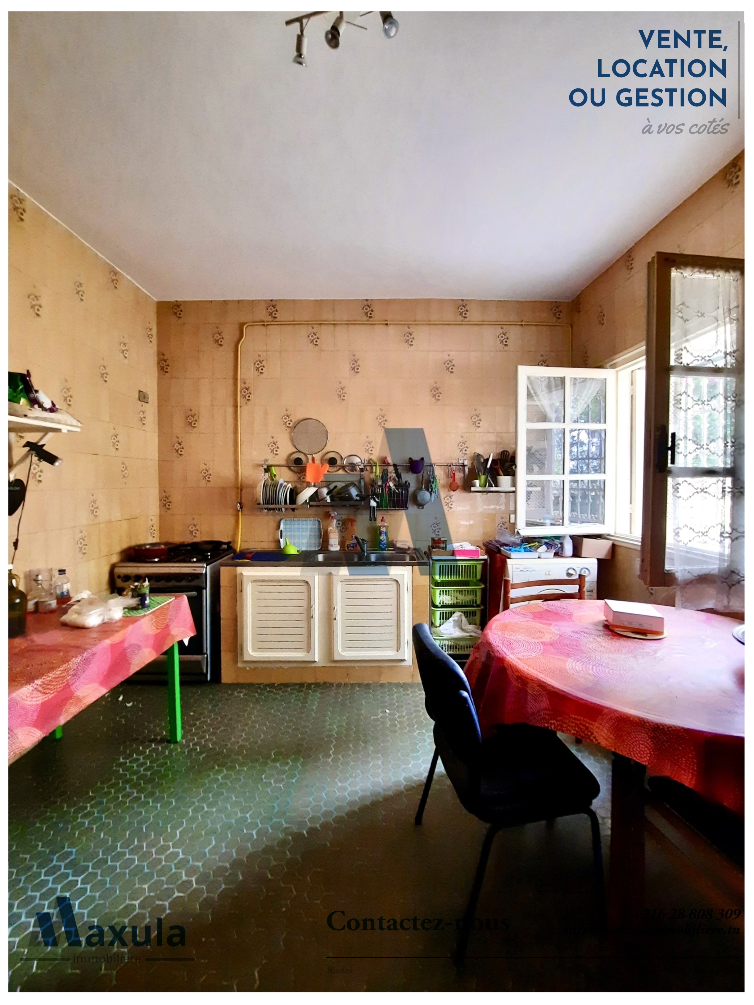 Rades&nbsp;Rades Mongil&nbsp;Vente&nbsp;Maisons&nbsp;Villa s5 dans la quietude de rades mongil