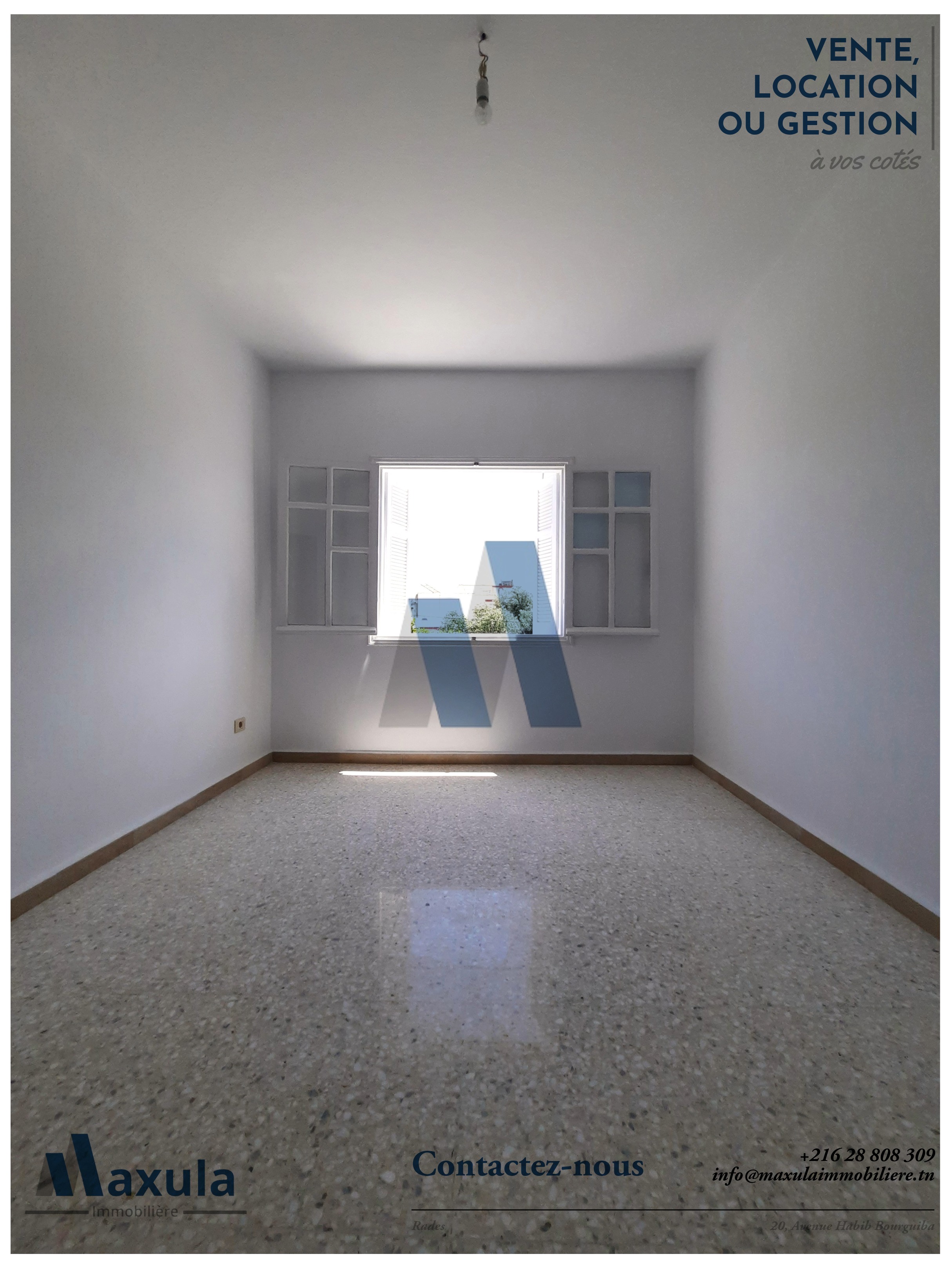 Rades&nbsp;Rades&nbsp;Bureaux & Commerces&nbsp;Bureau&nbsp;Bureau h2 a rades av habib bourguiba