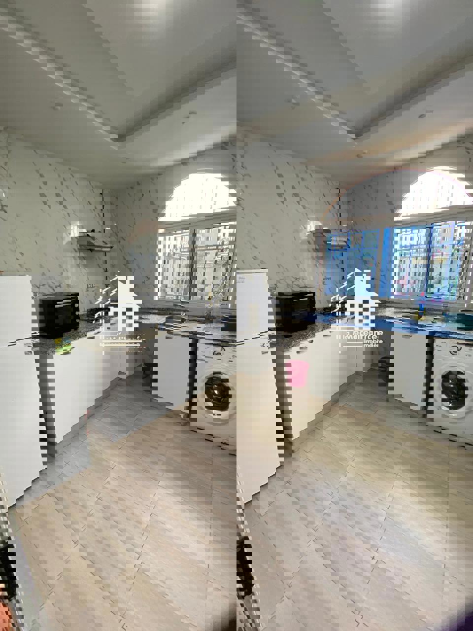 Le Bardo&nbsp;Le Bardo&nbsp;Location&nbsp;Appart. 3 pi�ces&nbsp;Un appartement s3 rdc meubl� avec jardin au bardo