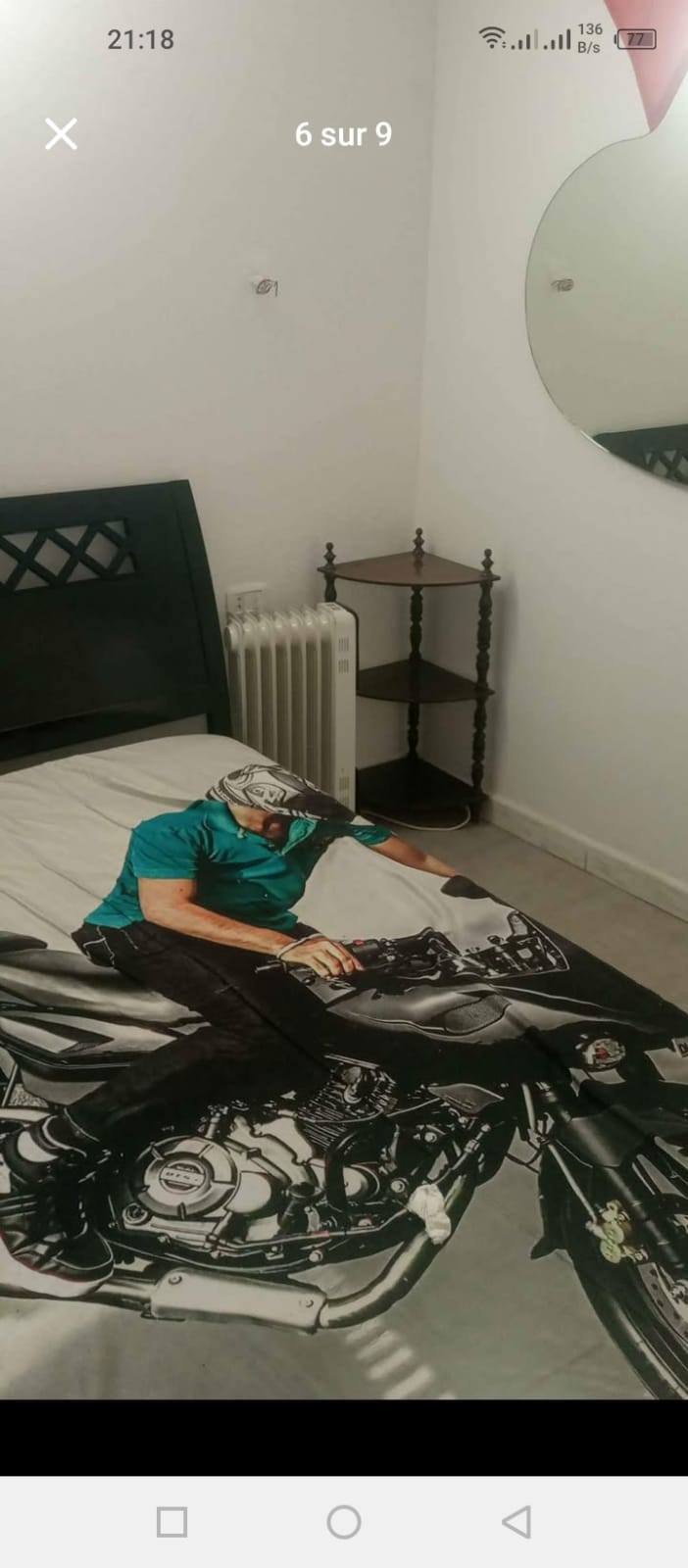 El Menzah&nbsp;El Menzah 9&nbsp;Location&nbsp;Appart. 1 pi�ce&nbsp;S1 meubl� a menzah9