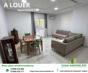 Hammamet&nbsp;Cite Afh&nbsp;Location&nbsp;Appart. 1 pi�ce&nbsp;A appartement s2 ref443a