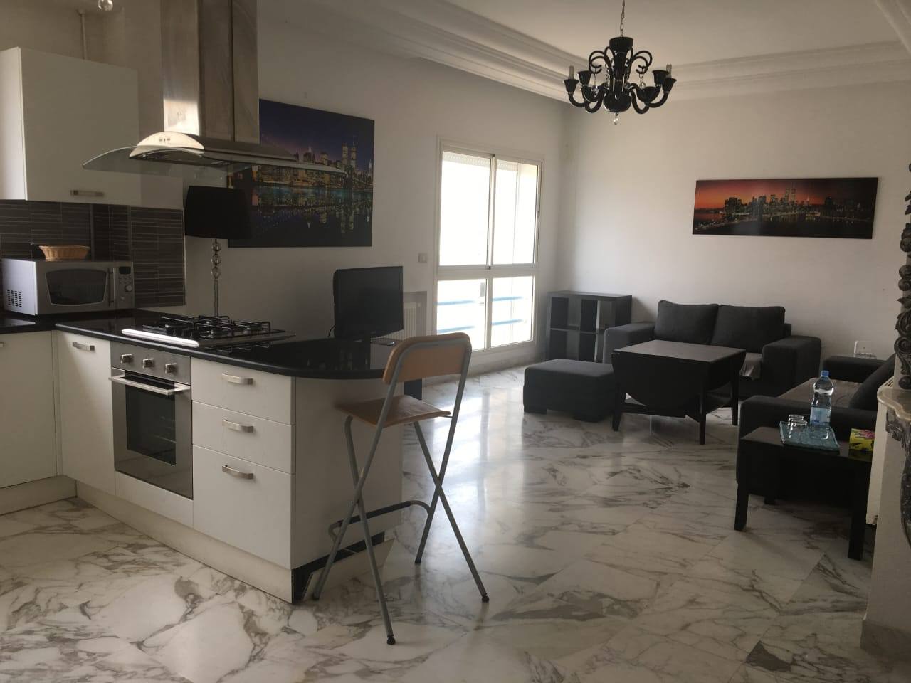 La Soukra&nbsp;La Soukra&nbsp;Location&nbsp;Appart. 2 pi�ces&nbsp;Al s1 meubl� la soukra