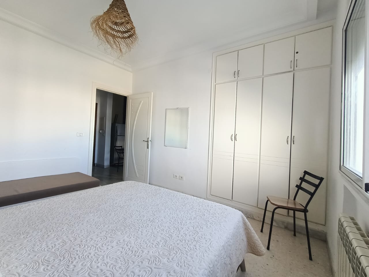 La Marsa&nbsp;El Aouina&nbsp;Location&nbsp;Appart. 2 pi�ces&nbsp;S1 meubl� de 50m2 � cit� les palmeraies