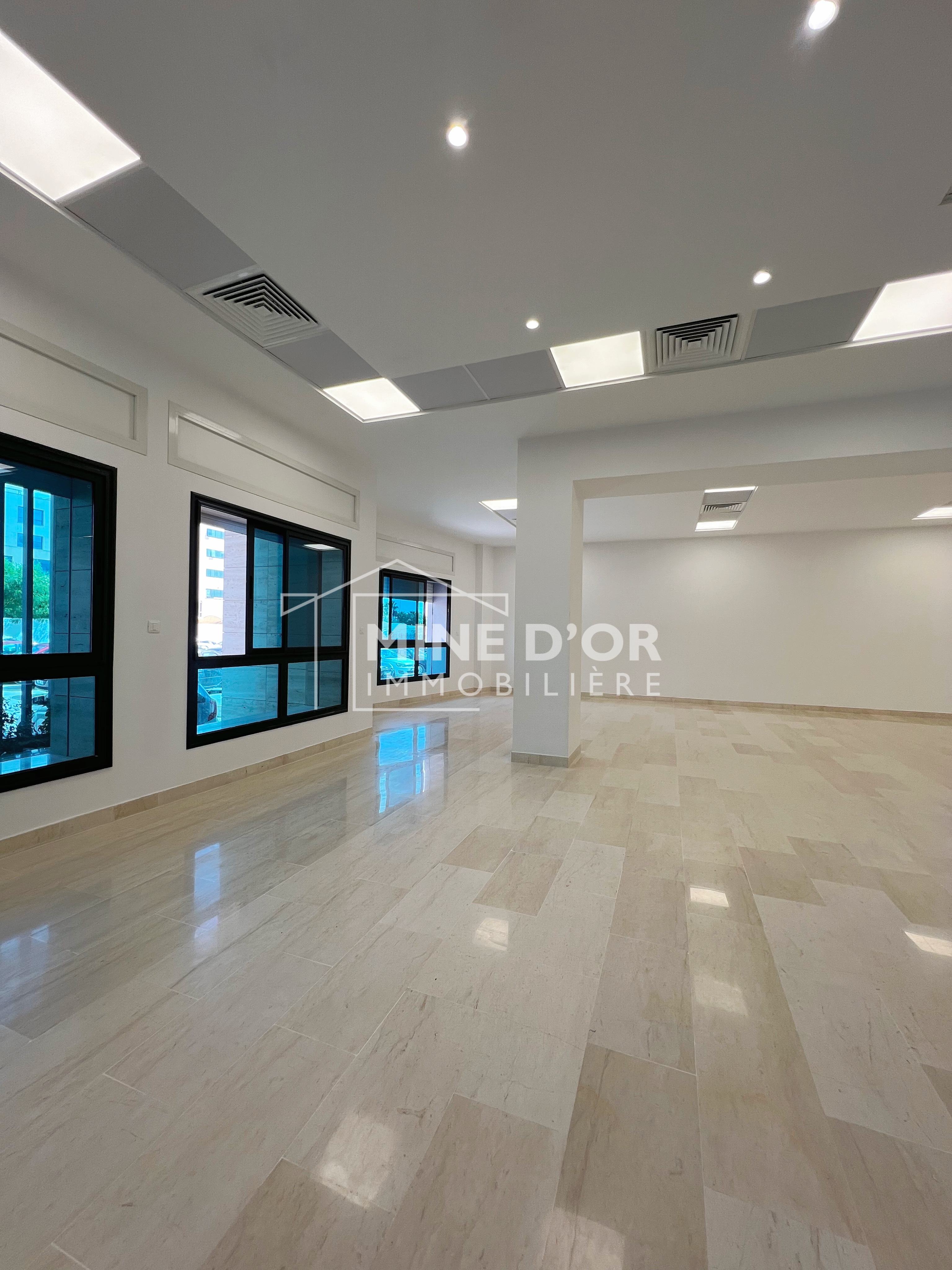 Bab Bhar&nbsp;Montplaisir&nbsp;Bureaux & Commerces&nbsp;Bureau&nbsp;Open space au rdc jamais lou� a montplaisir