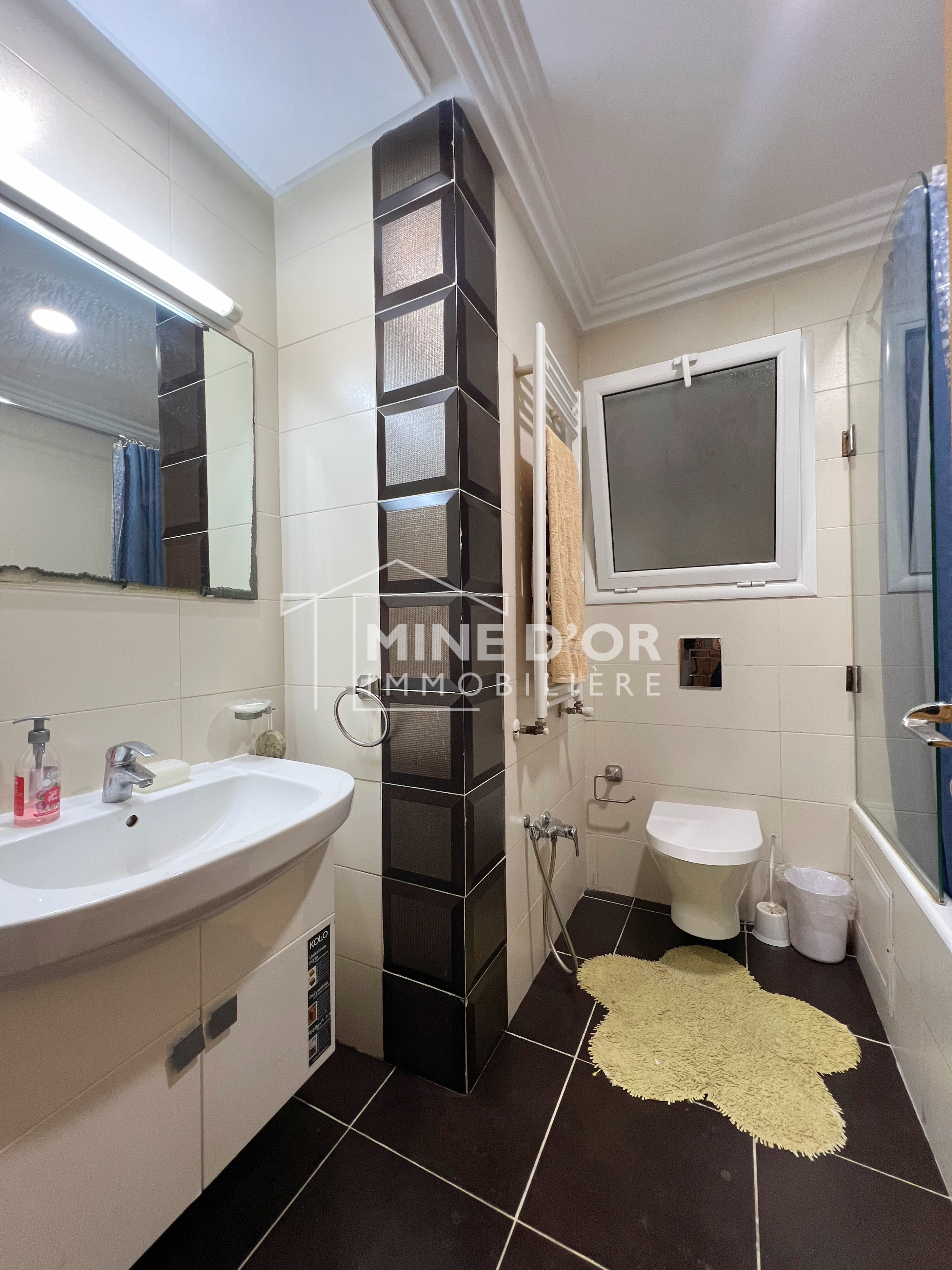 Cite El Khadra&nbsp;Zone urbaine nord&nbsp;Location&nbsp;Appart. 3 pi�ces&nbsp;Al appartement richement meubl� au centre urbain