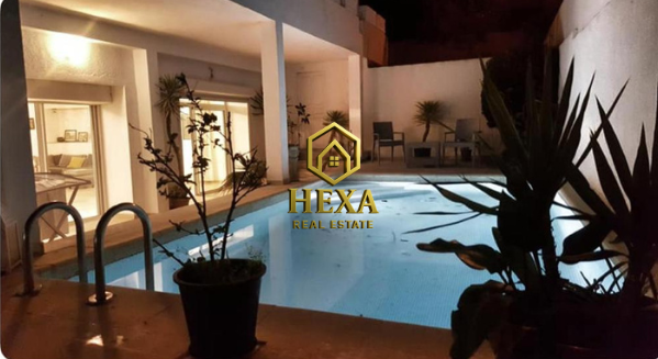 La Marsa&nbsp;Gammart&nbsp;Location&nbsp;Appart. 4 pi�ces&nbsp;S3 avec piscine meubl� � gammarth