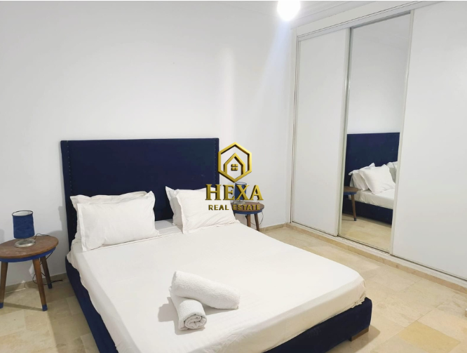 La Marsa&nbsp;Gammart&nbsp;Location&nbsp;Appart. 4 pi�ces&nbsp;S3 avec piscine meubl� � gammarth