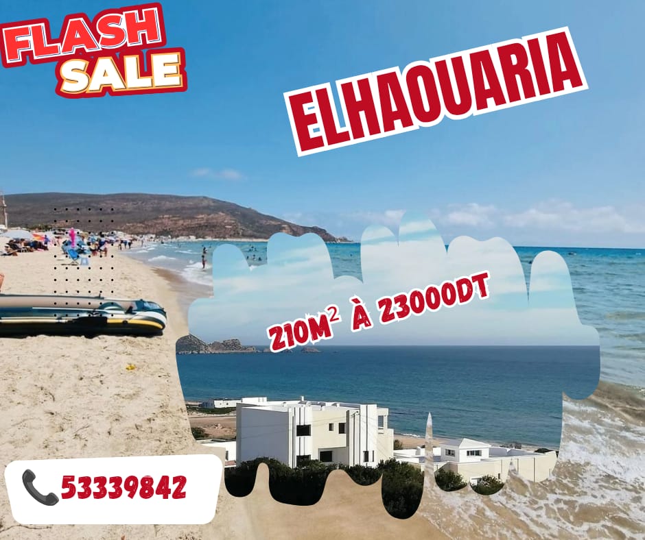 El Haouaria&nbsp;El Haouaria&nbsp;Terrain&nbsp;Terrain nu&nbsp;Chatt kebli elhaouaria