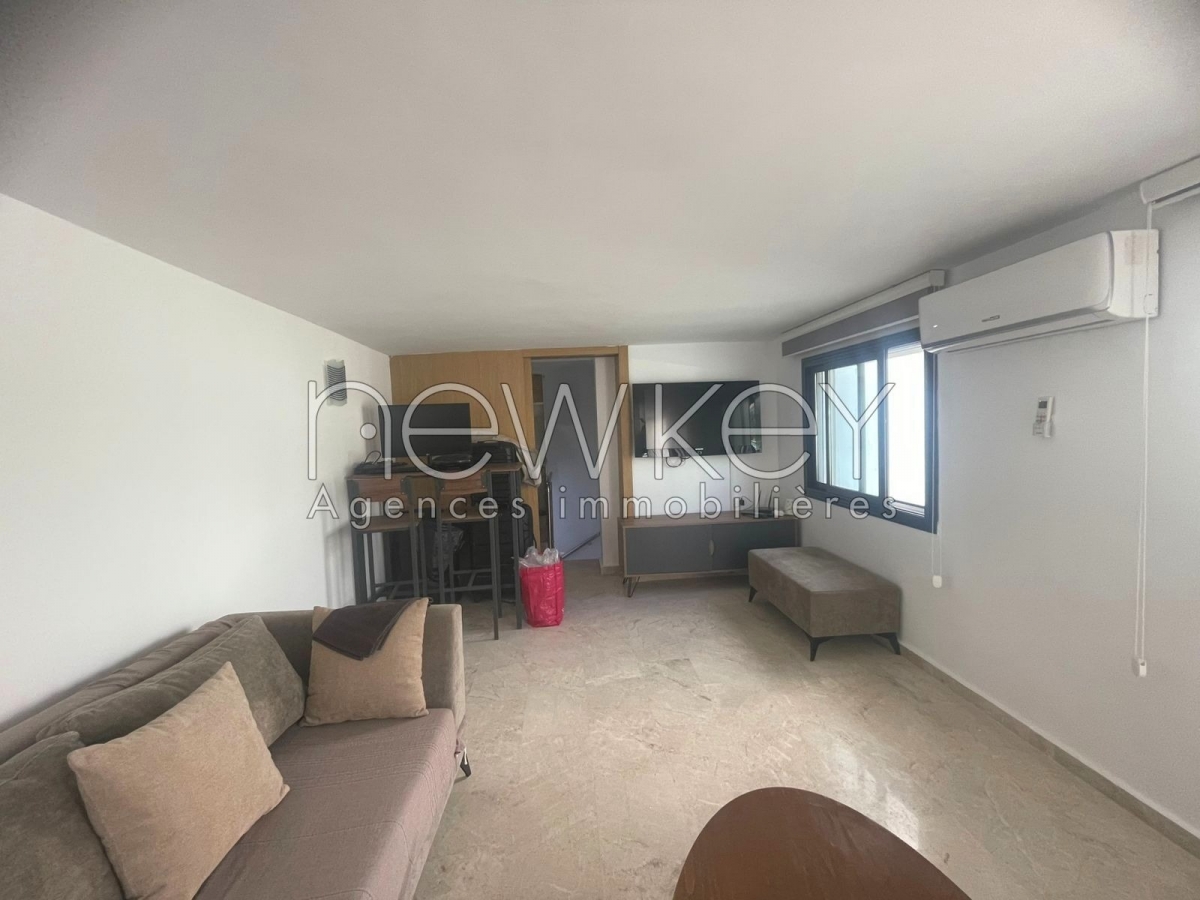 La Marsa&nbsp;Marsa Safsaf&nbsp;Location&nbsp;Duplex&nbsp;S1 meubl� � la marsa plage r�f 8374a