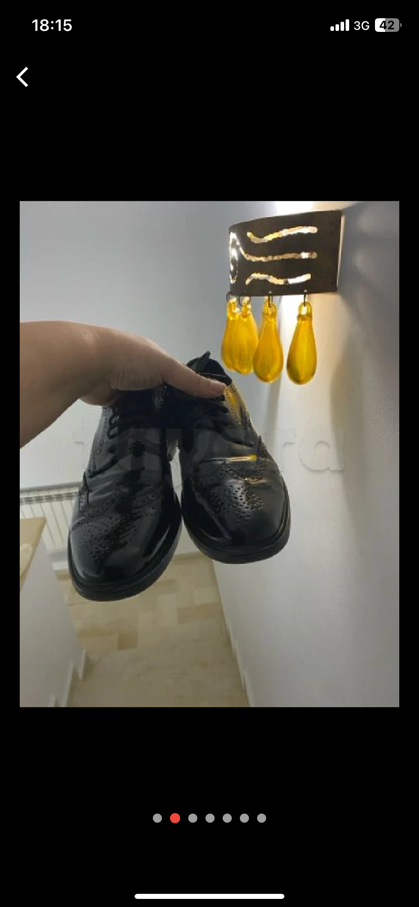 Ariana Ville&nbsp;Cite Ennasr 1&nbsp;Hommes&nbsp;Autre&nbsp;Derbies noir pour hommes