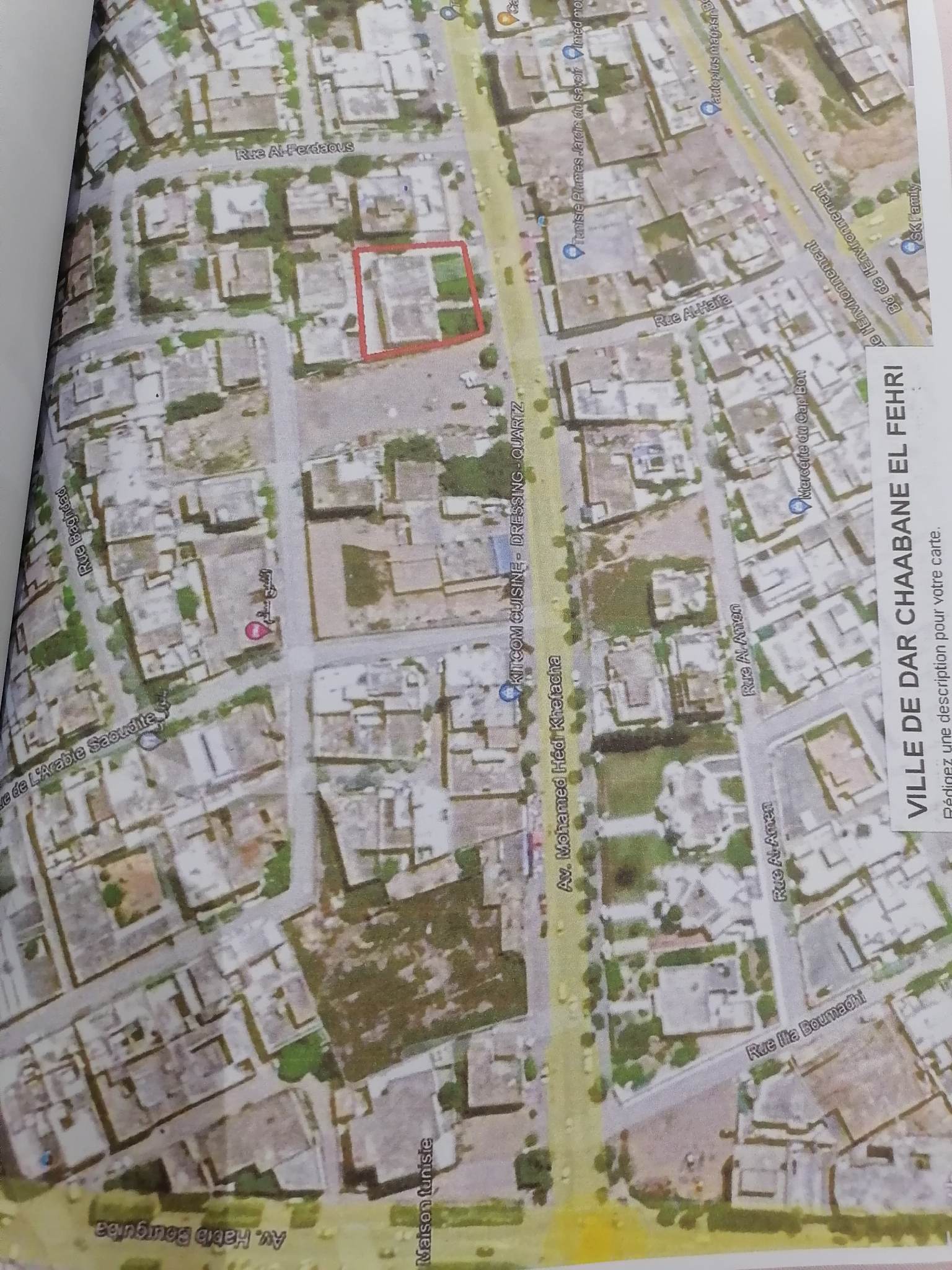 Dar Chaabane Elfehri&nbsp;Dar Chaabane Elfehri&nbsp;Terrain&nbsp;Terrain nu&nbsp;Une villa � usage commercial de 1024 m2