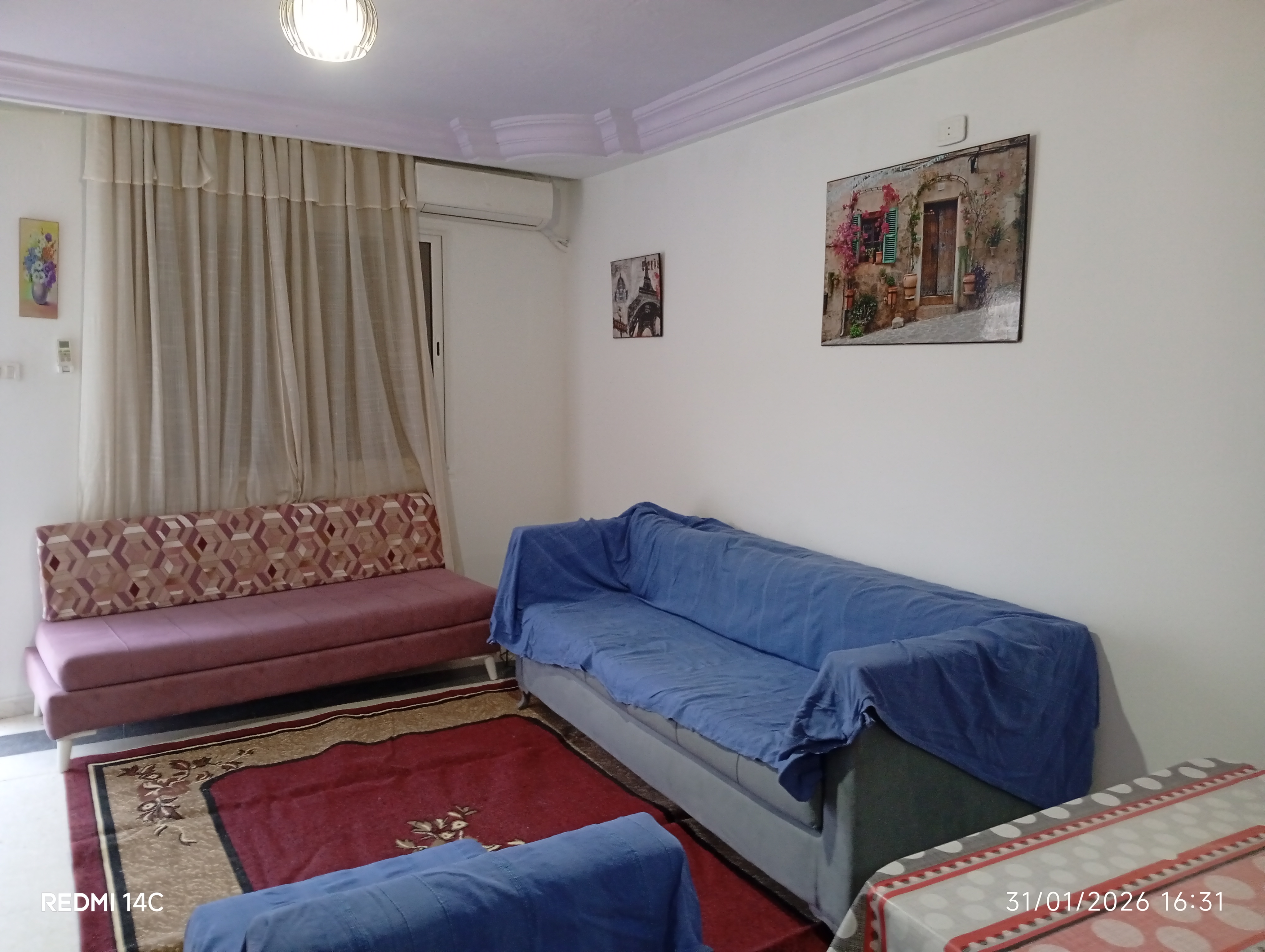 La Marsa&nbsp;Cite Des Juges 2&nbsp;Location&nbsp;Appart. 1 pi�ce&nbsp;S1 richement meubl�e lahouech