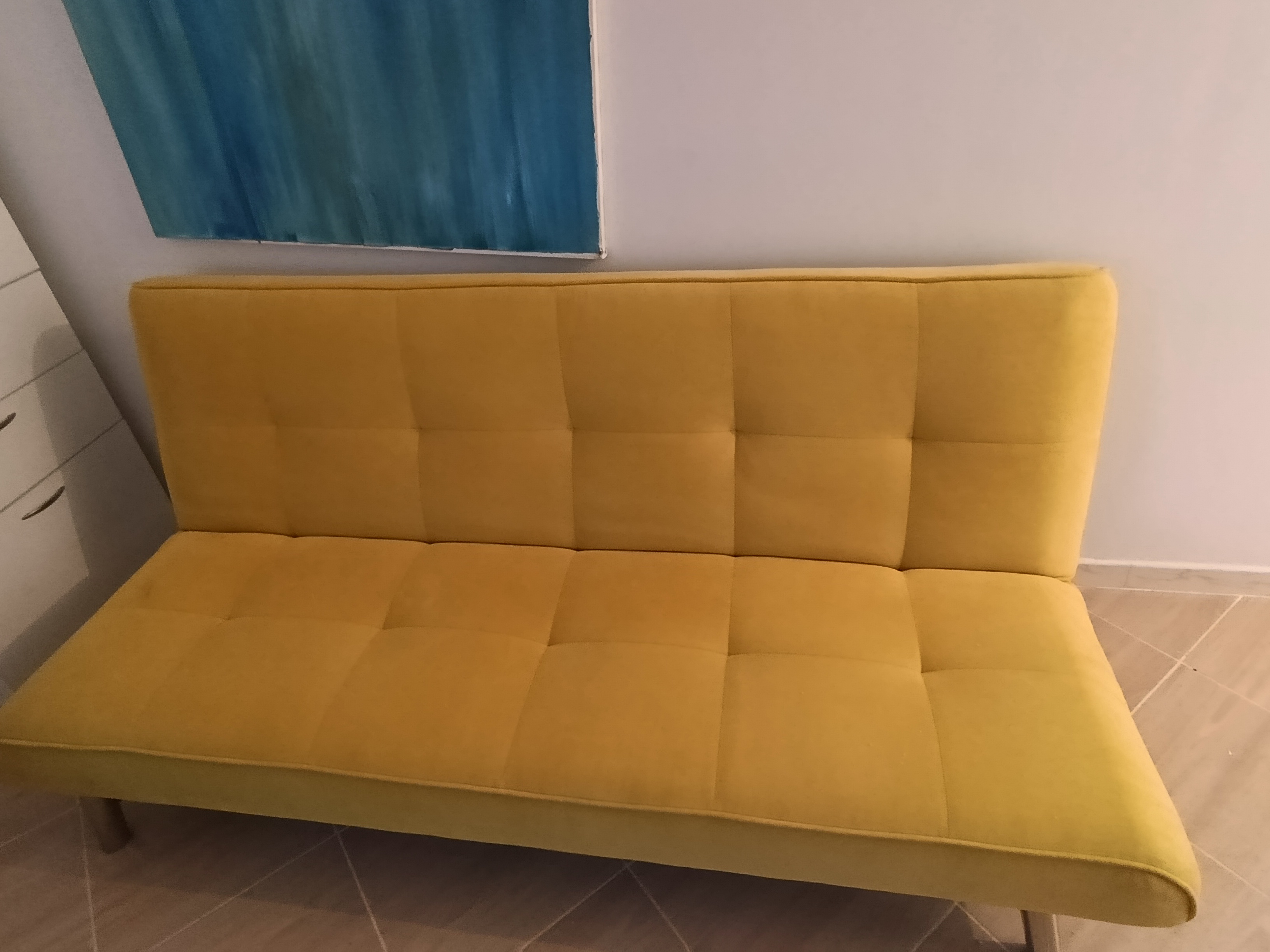 Raoued&nbsp;El Brarja&nbsp;Salon - Salle � manger &nbsp;Canap�s&nbsp;Canap� clic clac jaune neuf