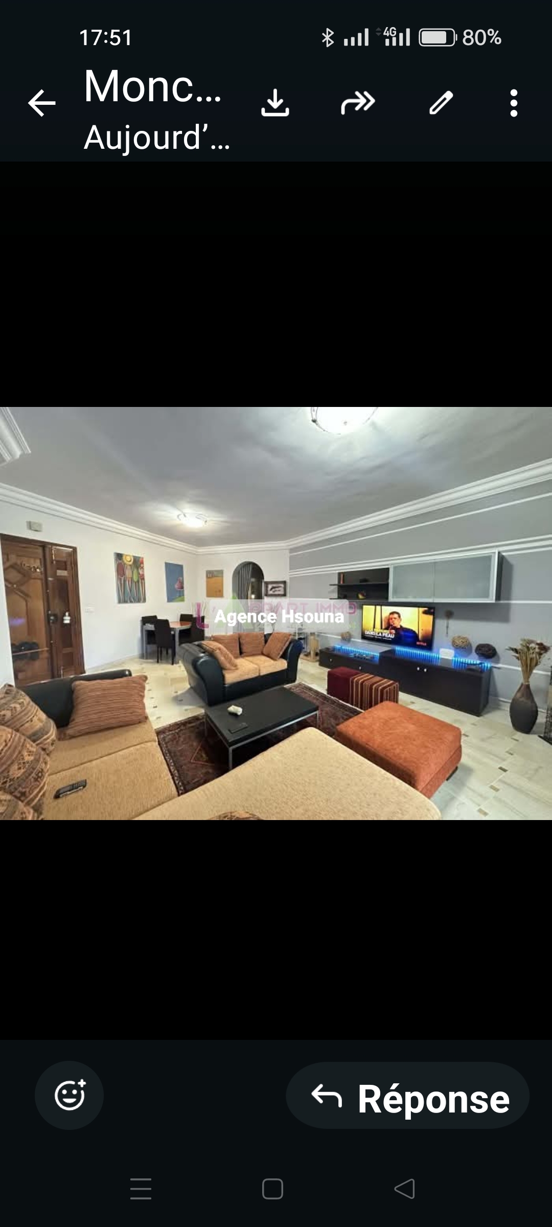 Hammam Chatt&nbsp;Hammam Chatt&nbsp;Vente&nbsp;Appart. 3 pi�ces&nbsp;Gps appart s2 h standing