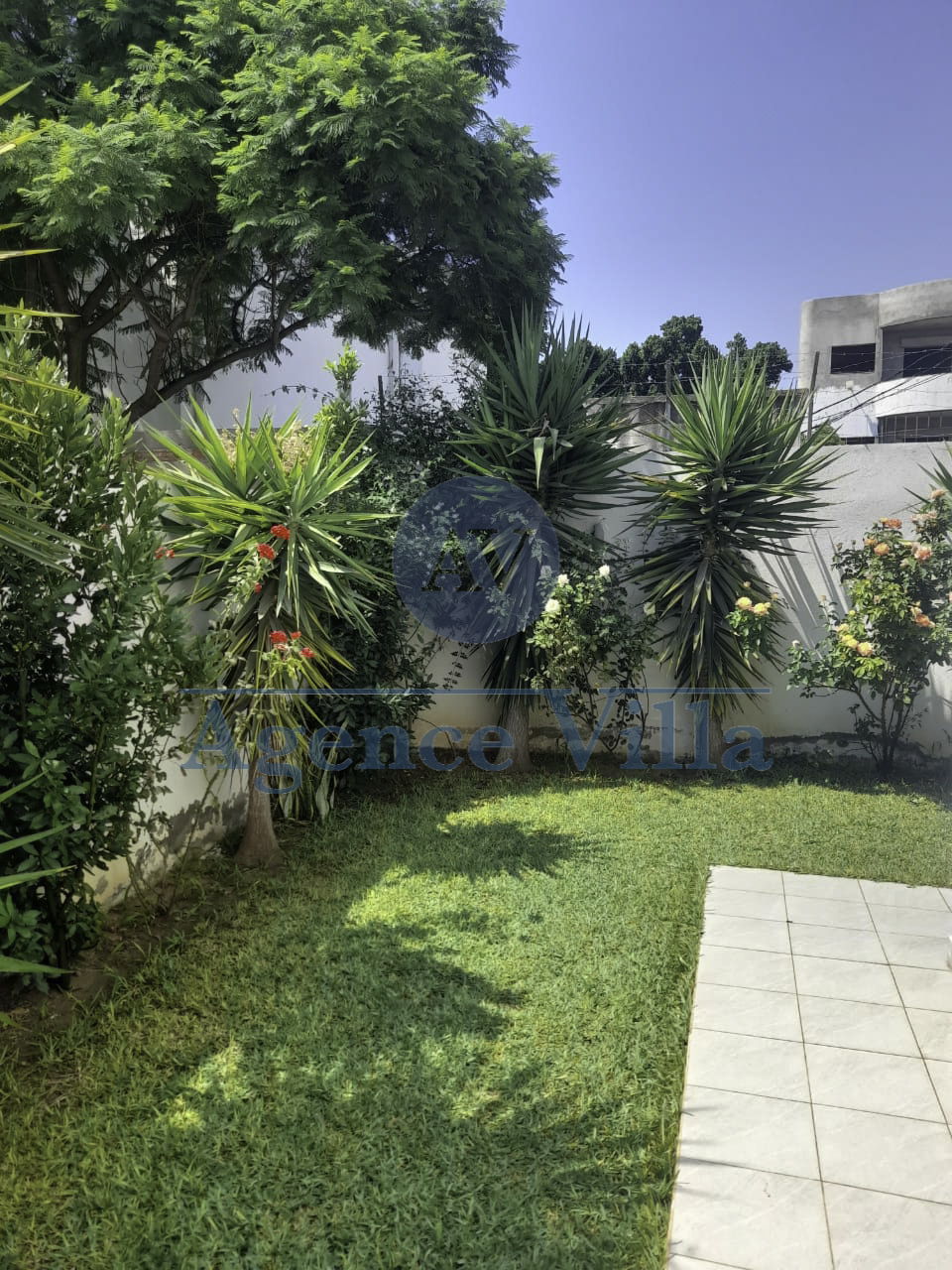 La Marsa&nbsp;Sidi Daoud&nbsp;Location&nbsp;Appart. 3 pi�ces&nbsp;S2 avec grand jardin a sidi daoud la marsa