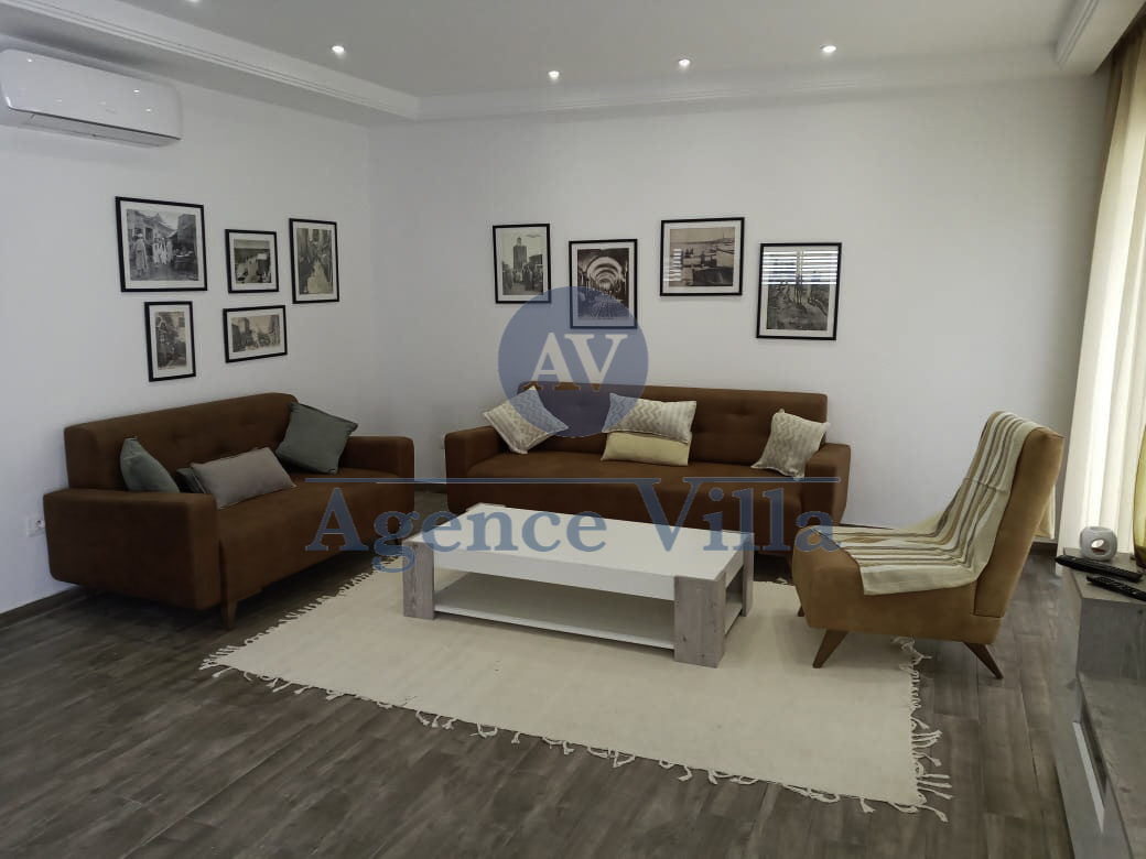 La Marsa&nbsp;Sidi Daoud&nbsp;Location&nbsp;Appart. 3 pi�ces&nbsp;S2 avec grand jardin a sidi daoud la marsa