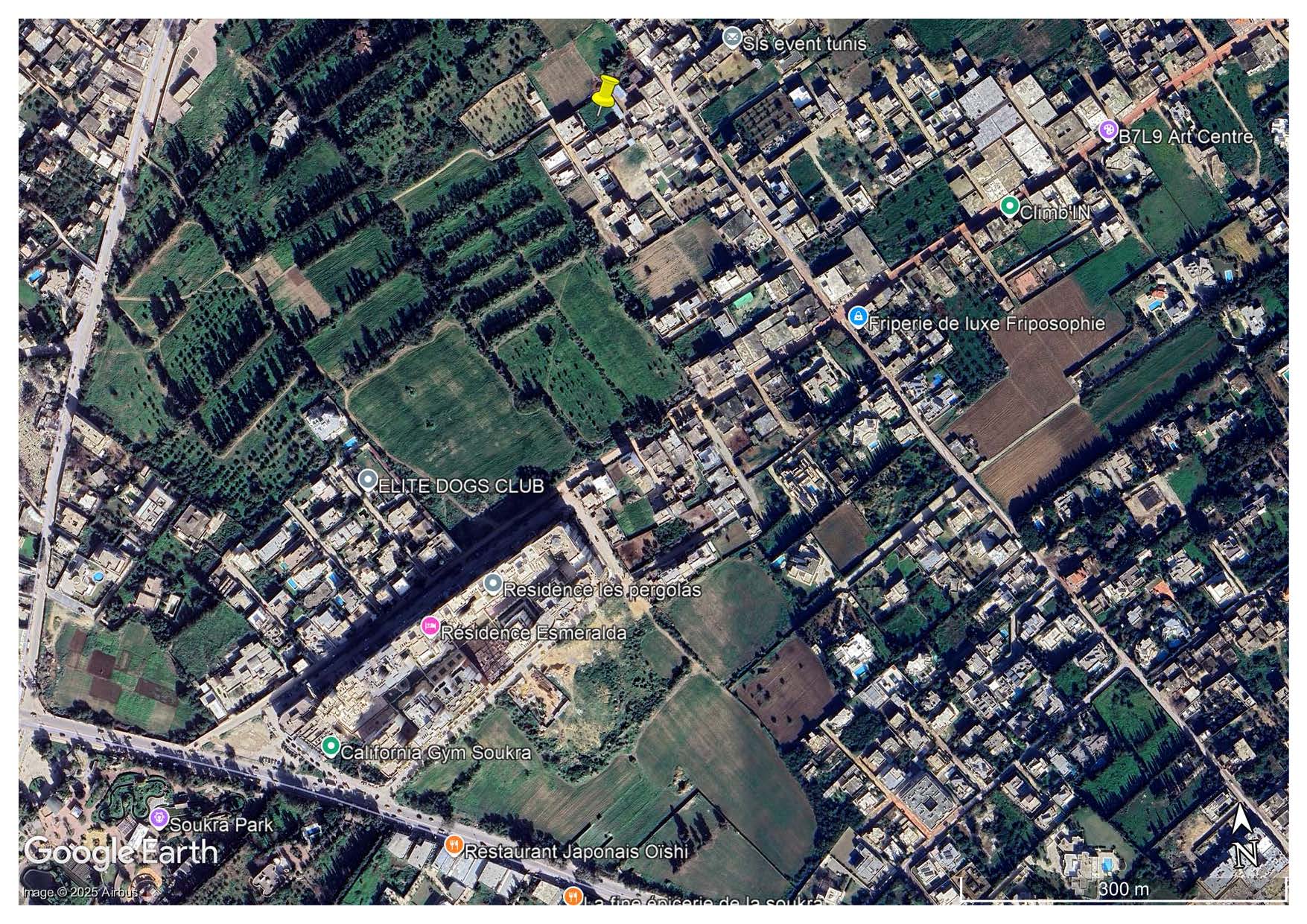 La Marsa&nbsp;Cite Bhar Lazreg&nbsp;Terrain&nbsp;Terrain nu&nbsp;Terrain titre individuel 793 m2 cl�tur�