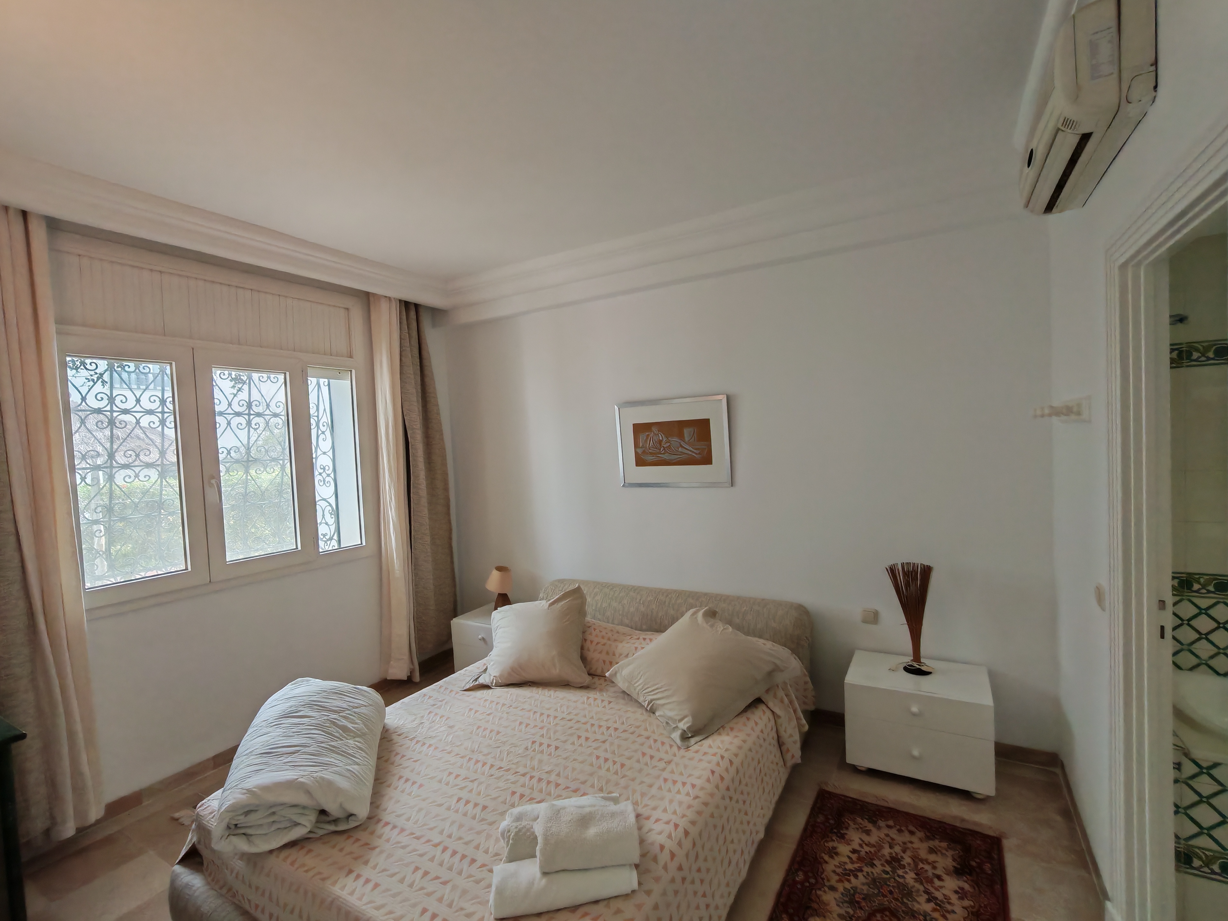 Hammamet&nbsp;Zone Hoteliere&nbsp;Location&nbsp;Appart. 3 pi�ces&nbsp;Appart s 2 meubl� neuf jardin piscine hammamet