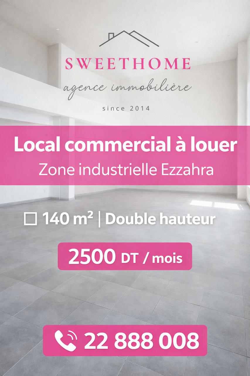 Ezzahra&nbsp;Ezzahra&nbsp;Bureaux & Commerces&nbsp;G�rance libre&nbsp;Local commercial � ezzahra