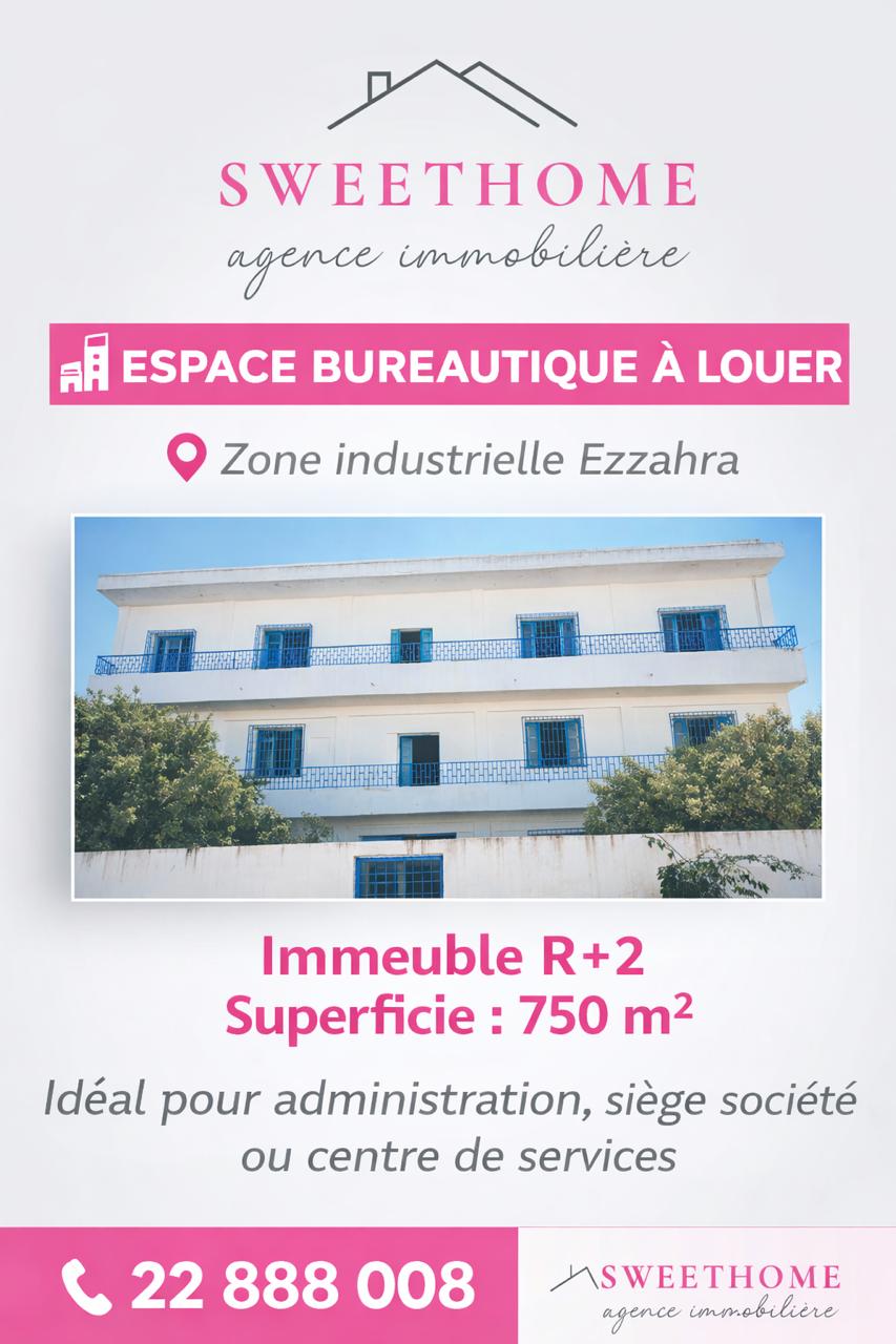 Ezzahra&nbsp;Ezzahra&nbsp;Bureaux & Commerces&nbsp;Bureau&nbsp;Espace bureautique � ezzahra