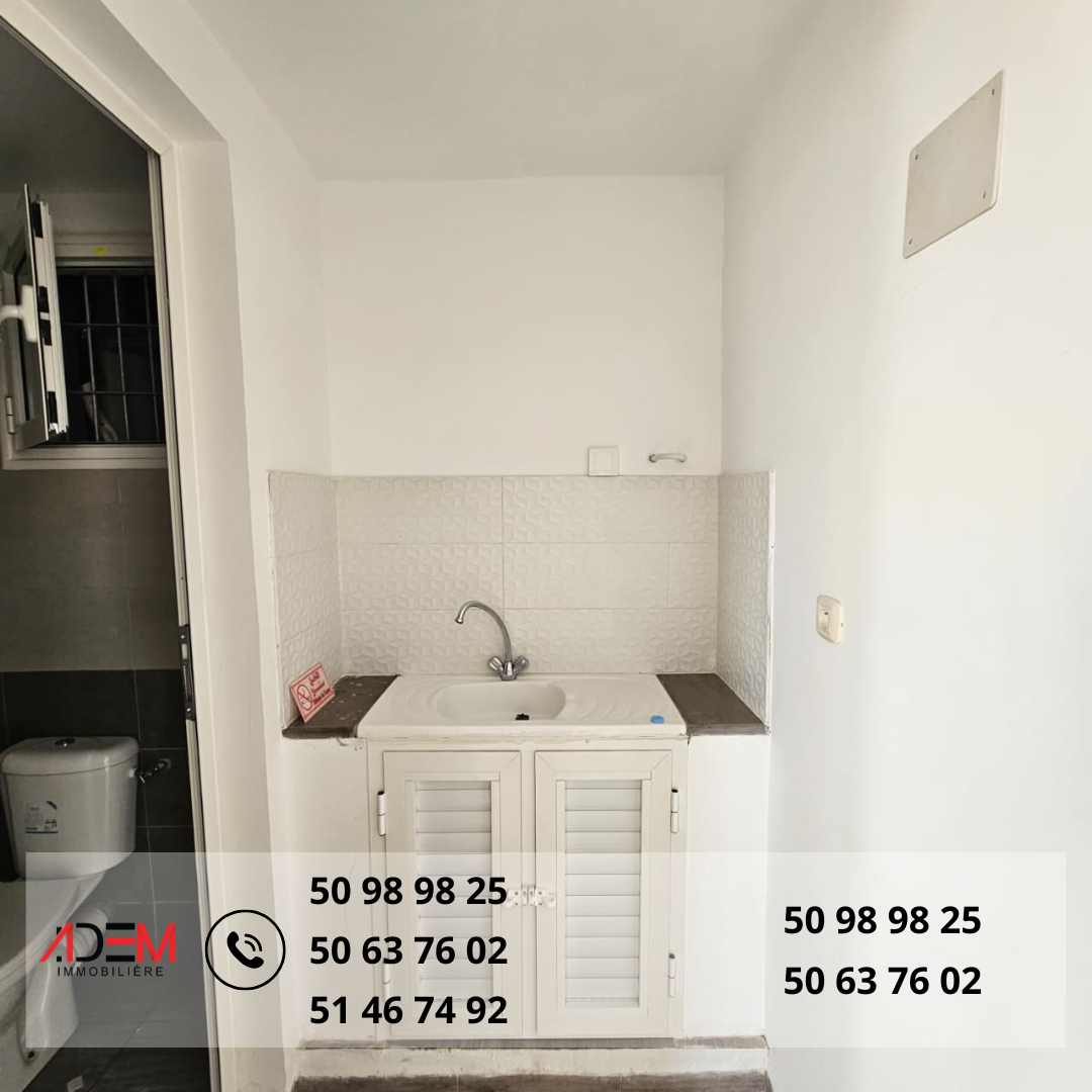 Sousse Ville&nbsp;Sousse&nbsp;Location&nbsp;Appart. 1 pi�ce&nbsp;Bureau bien situ�