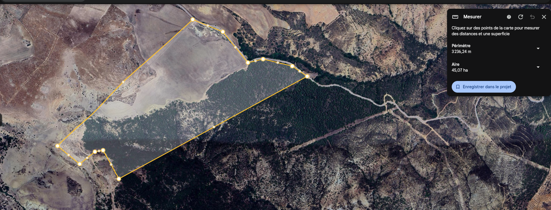 Tebourba&nbsp;El Ansarine&nbsp;Vente&nbsp;Surfaces&nbsp;Terrain agricole
