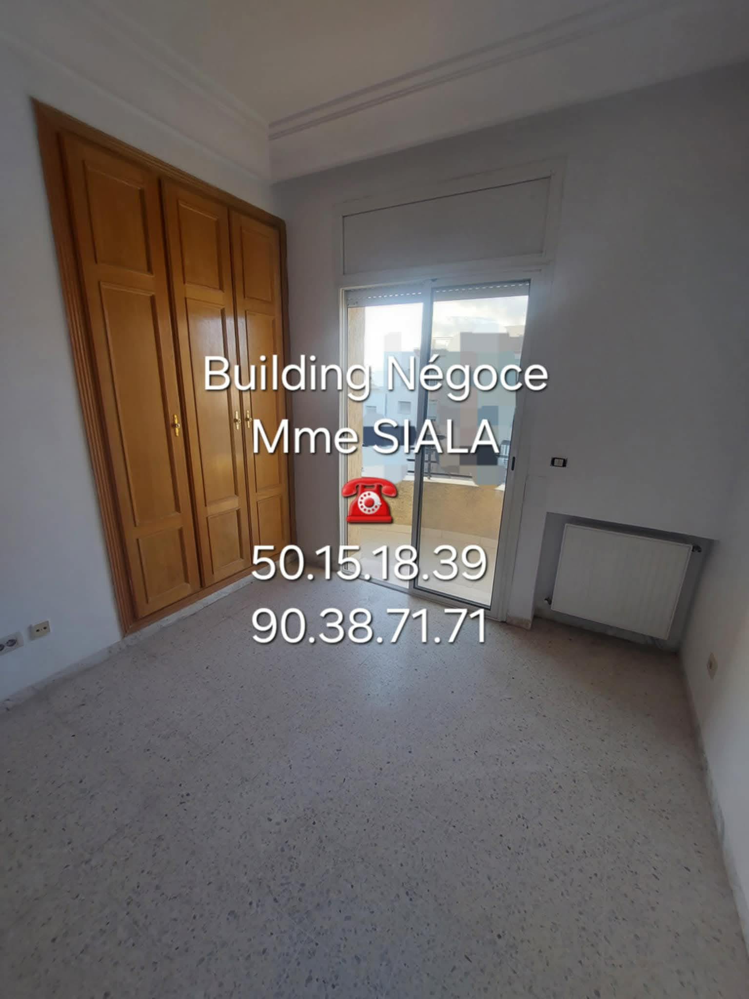 Ariana Ville&nbsp;Cite Ennasr 2&nbsp;Location&nbsp;Appart. 3 pi�ces&nbsp;Ennasr 2 appt s2 pr�s commodit�s