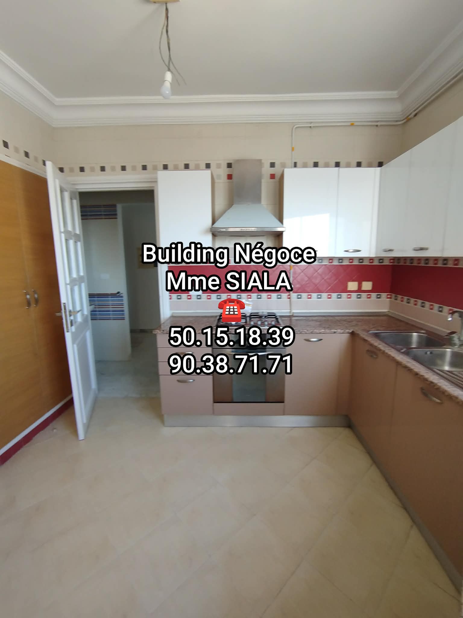 Ariana Ville&nbsp;Cite Ennasr 2&nbsp;Location&nbsp;Appart. 5 pi�ces+&nbsp;Spacieux appt s3 ennasr 2