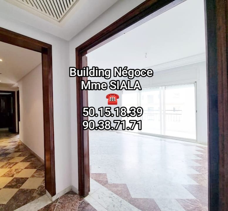 Ariana Ville&nbsp;Cite Ennasr 2&nbsp;Location&nbsp;Appart. 5 pi�ces+&nbsp;Ennasr appt s3 bien situ�