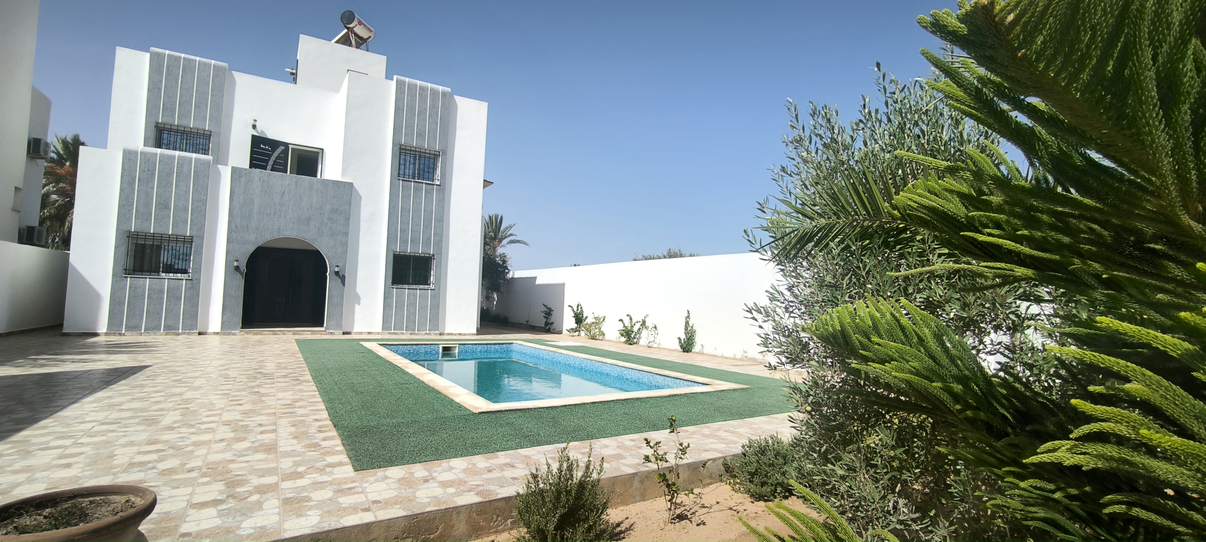 Djerba - Midoun&nbsp;Aghir&nbsp;Location&nbsp;Maisons&nbsp;Villa  avec piscine youssef
