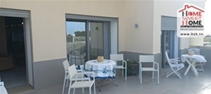 La Marsa&nbsp;Gammart&nbsp;Location&nbsp;Appart. 3 pi�ces&nbsp;Penthouse nabdh meubl� � gammarth touristique