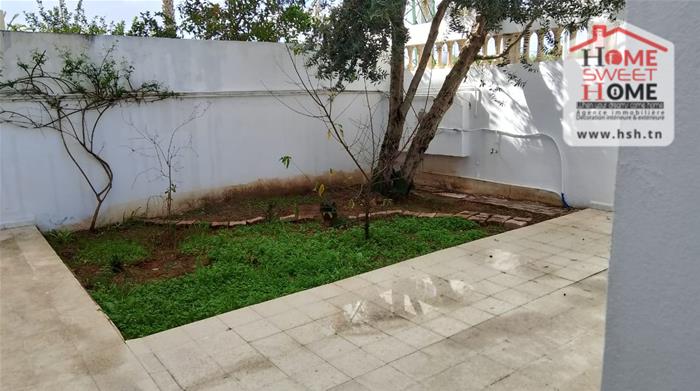 Carthage&nbsp;El Yasmina&nbsp;Location&nbsp;Appart. 3 pi�ces&nbsp;Rdc de villa s2 alyor � carthage yasmina