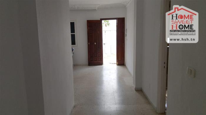 Carthage&nbsp;El Yasmina&nbsp;Location&nbsp;Appart. 3 pi�ces&nbsp;Rdc de villa s2 alyor � carthage yasmina