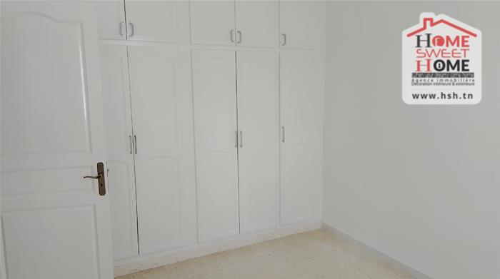 Carthage&nbsp;El Yasmina&nbsp;Location&nbsp;Appart. 3 pi�ces&nbsp;Rdc de villa s2 alyor � carthage yasmina