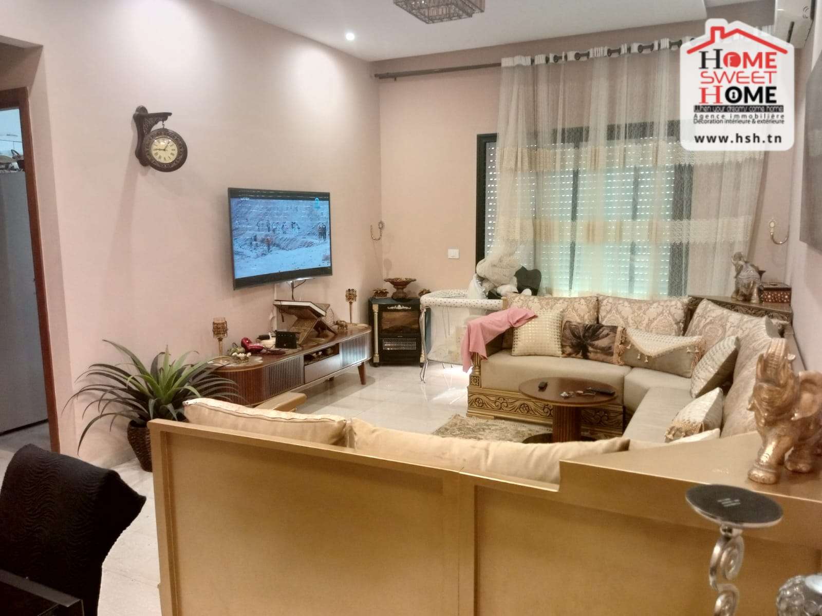 La Goulette&nbsp;Kheireddine&nbsp;Vente&nbsp;Appart. 2 pi�ces&nbsp;Appart s2 coquelicot � kheireddine