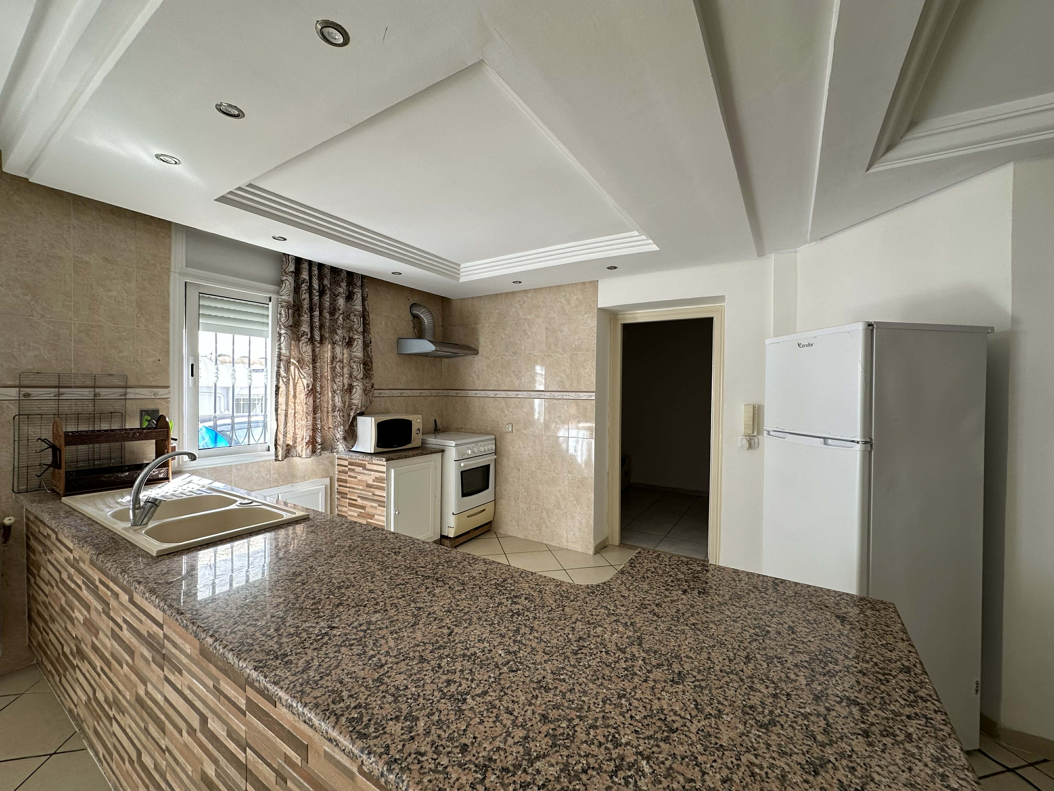 El Menzah&nbsp;El Manar 1&nbsp;Location&nbsp;Appart. 3 pi�ces&nbsp;Rez de chauss�e de villa s2 meubl� � manar 1