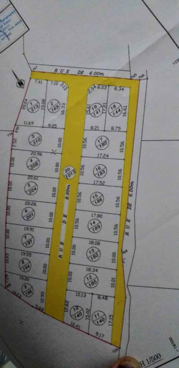 Ghar El Melh&nbsp;Ghar El Melh&nbsp;Vente&nbsp;Surfaces&nbsp;Terrain situ� dans la d�l�gation de ras jebel