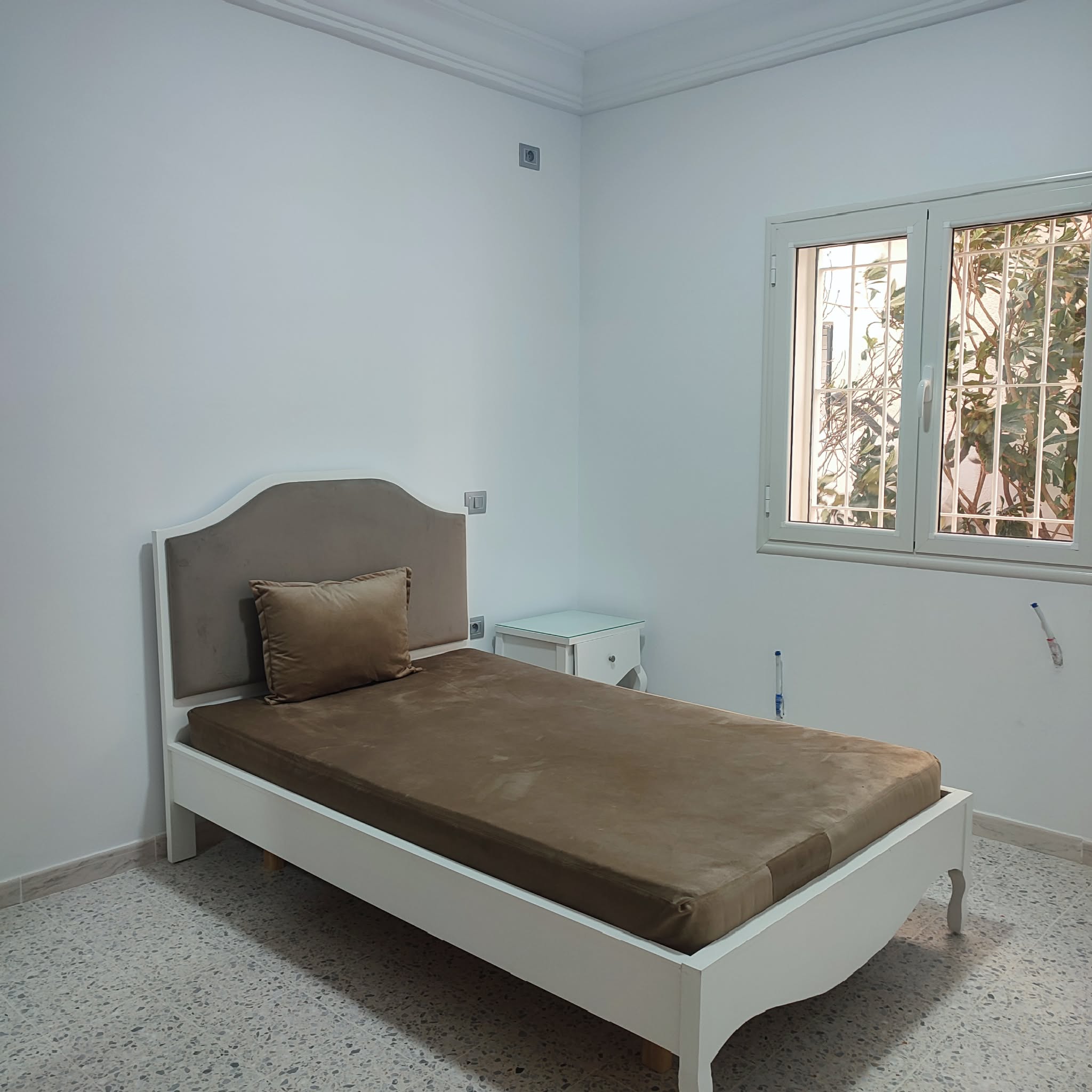 Raoued&nbsp;Ariana Essoughra&nbsp;Location&nbsp;Maisons&nbsp;Rez de chauss�e villa tout neuf s3 meubl�