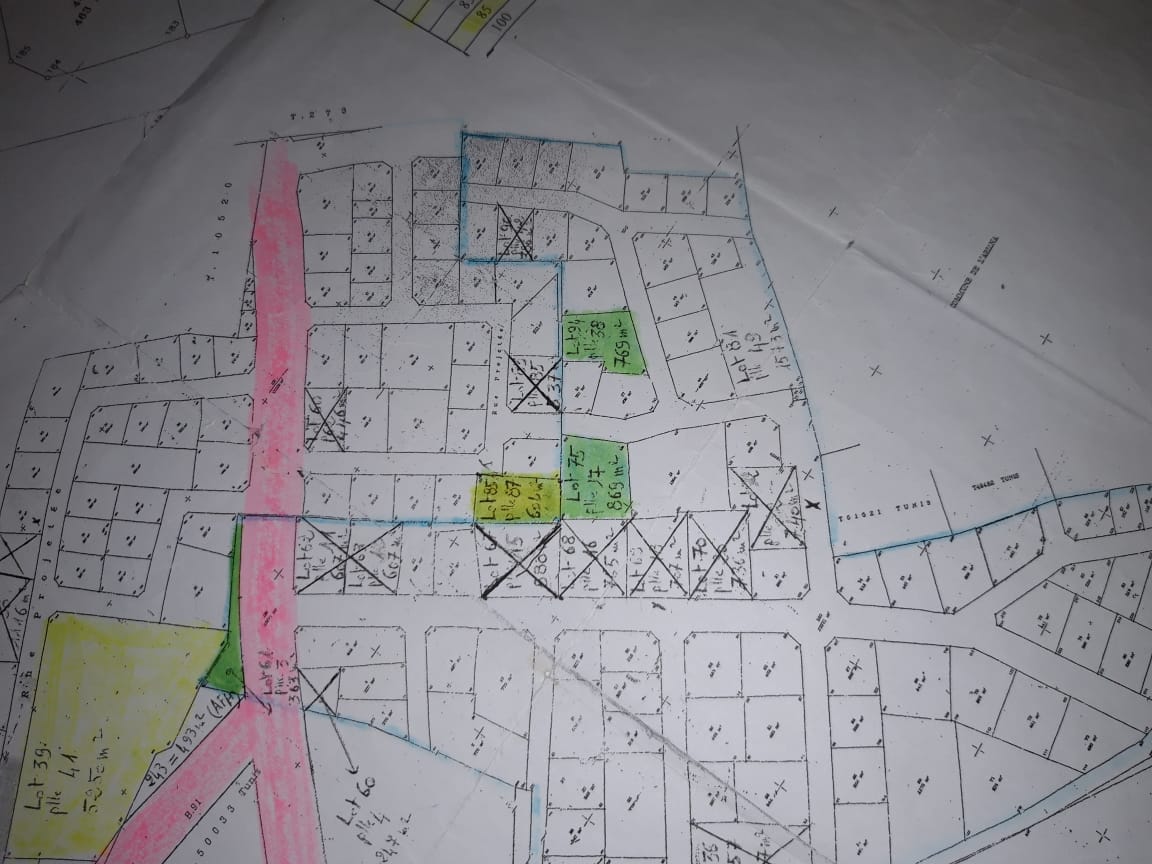 Mnihla&nbsp;Jardins d'el Menzah&nbsp;Terrain&nbsp;Terrain nu&nbsp;Jardin d'el menzah2 vnt ter 870m2