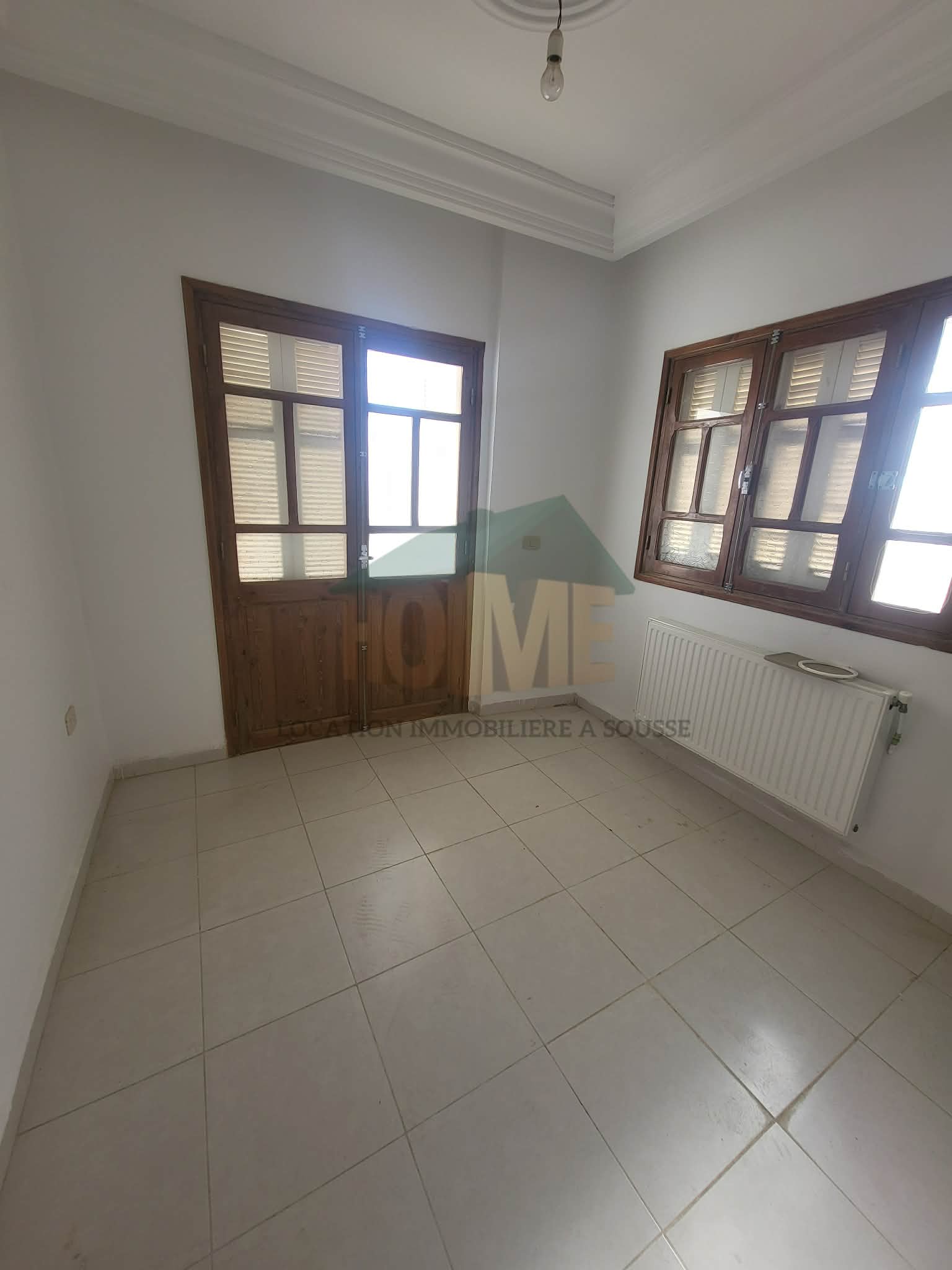 Sousse Jaouhara&nbsp;Sahloul&nbsp;Location&nbsp;Appart. 2 pi�ces&nbsp;Petite s2 sans meuble