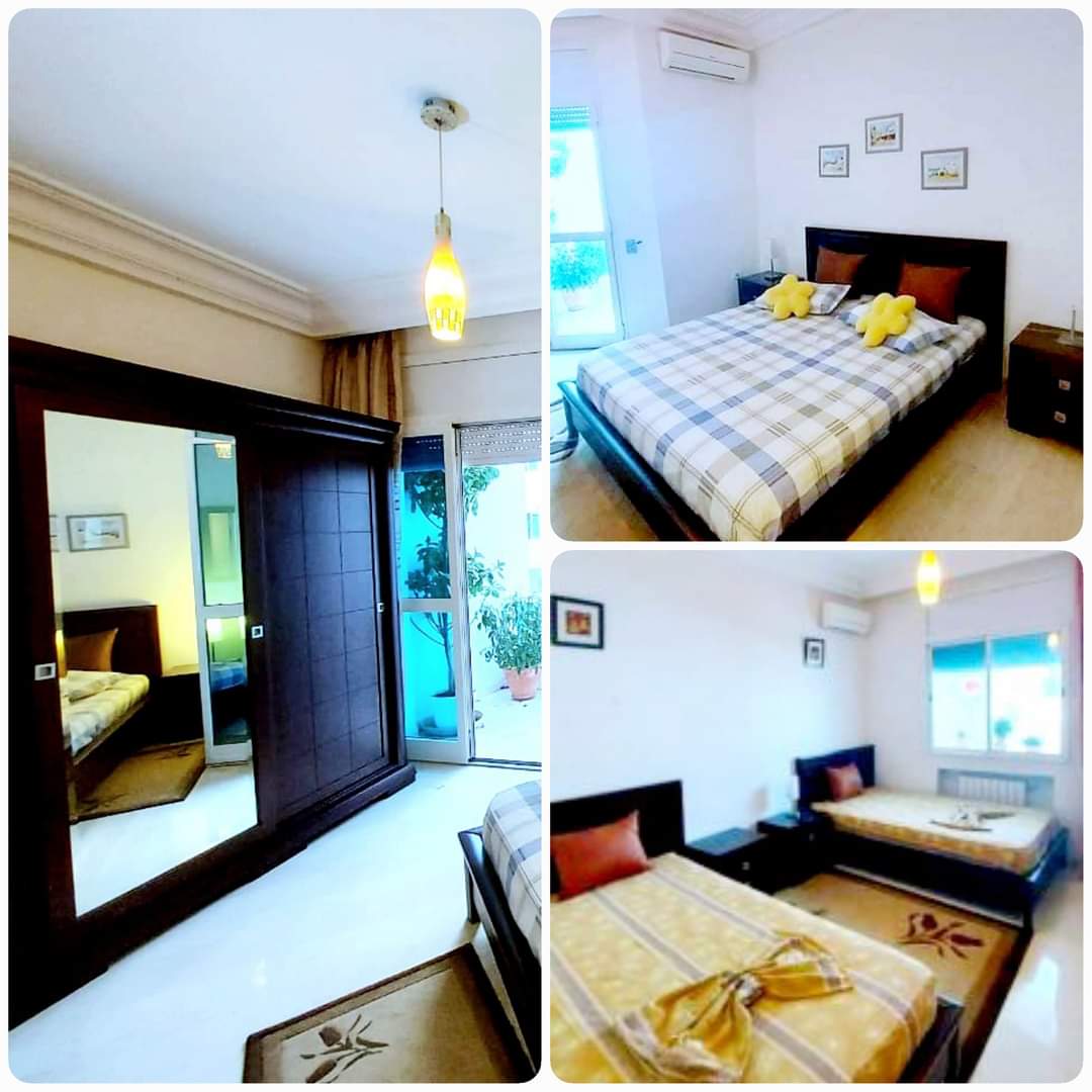 Ariana Ville&nbsp;Cite Ennasr 2&nbsp;Location&nbsp;Appart. 3 pi�ces&nbsp;S2 meubl� � l'ann�e pr �tranger