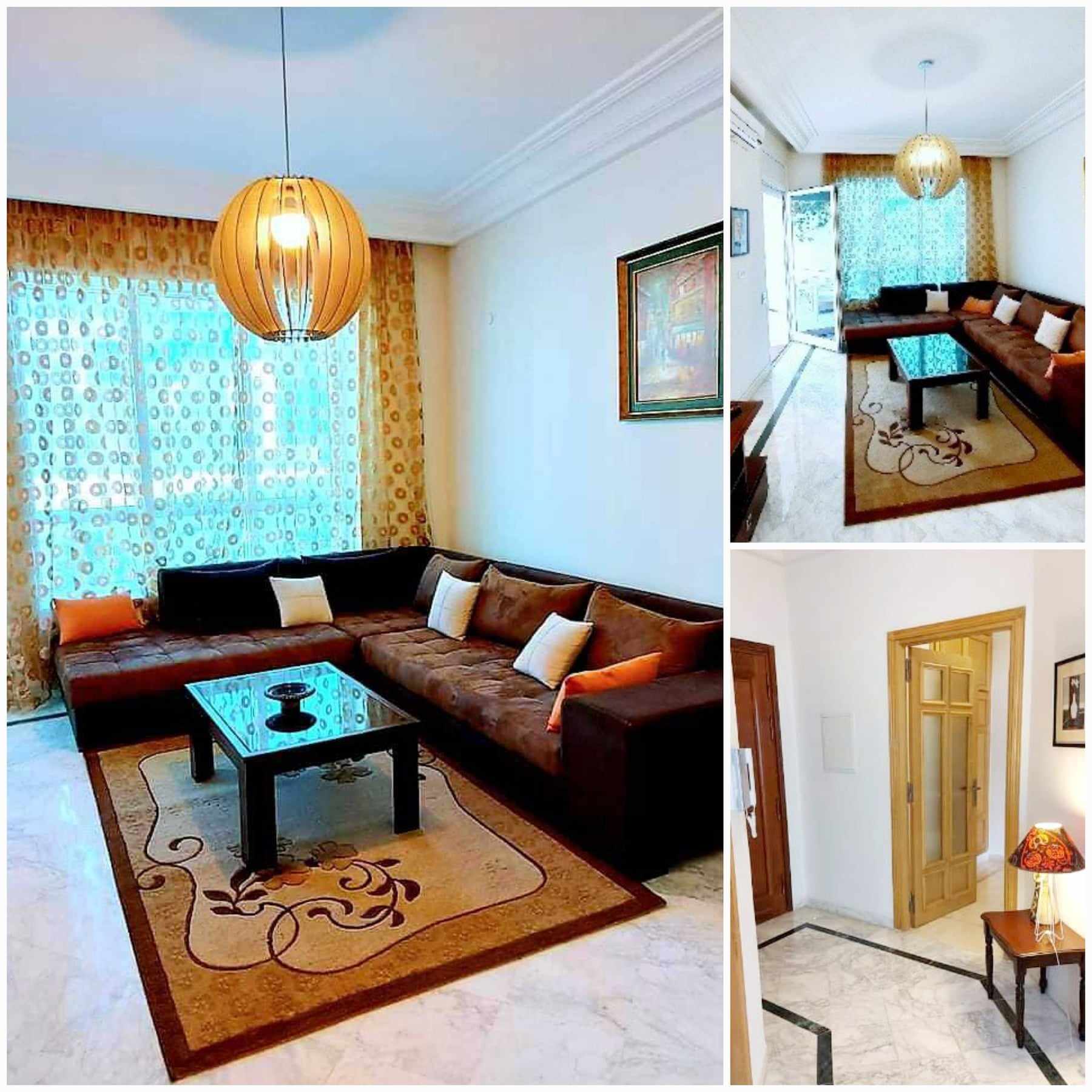 Ariana Ville&nbsp;Cite Ennasr 2&nbsp;Location&nbsp;Appart. 3 pi�ces&nbsp;Partc l excellent s2 meubl� pour �tranger