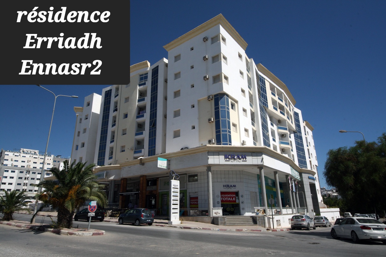 Ariana Ville&nbsp;Cite Ennasr 2&nbsp;Location&nbsp;Appart. 3 pi�ces&nbsp;S2 meubl� excellent pour �tranger � l'ann�e