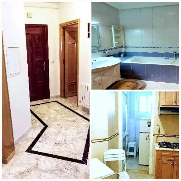 Ariana Ville&nbsp;Cite Ennasr 2&nbsp;Location&nbsp;Appart. 2 pi�ces&nbsp;Particulier l � l'ann�e s1 meubl� � ennasr2