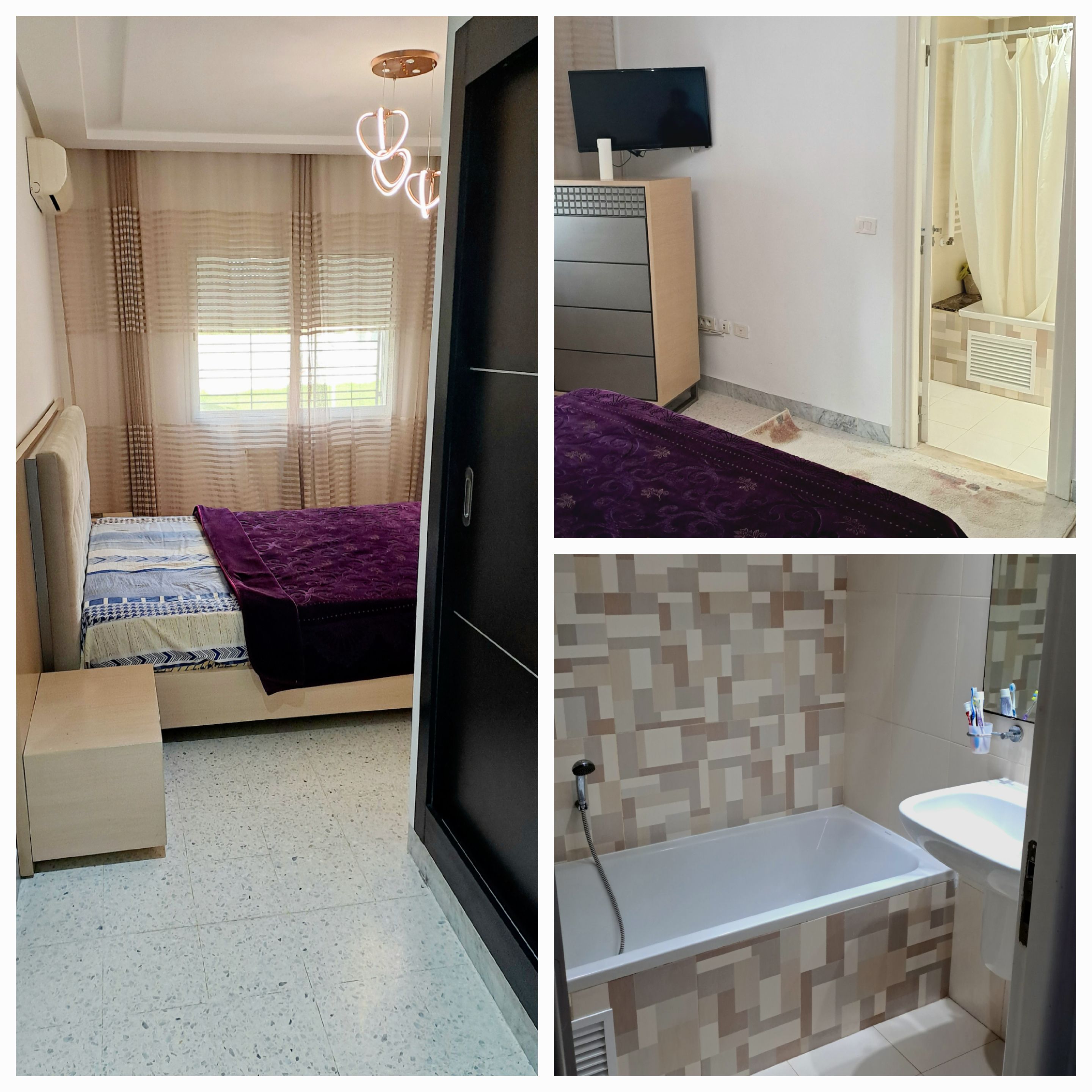 La Marsa&nbsp;El Aouina&nbsp;Location&nbsp;Appart. 5 pi�ces+&nbsp;Particulier l s4 meubl� neuf cit� palmeraies