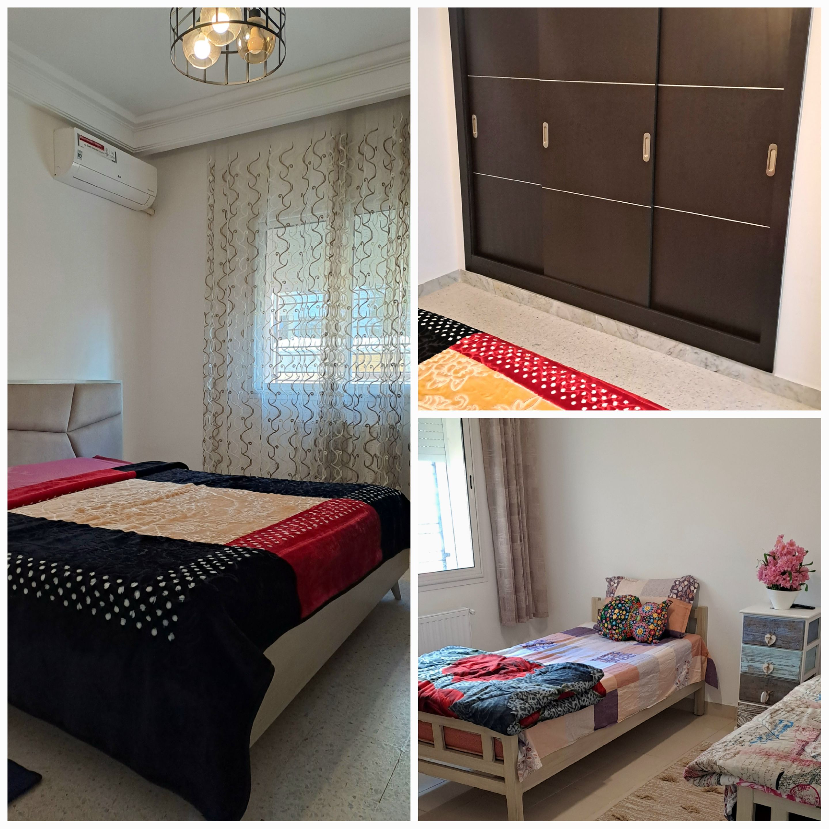 La Marsa&nbsp;El Aouina&nbsp;Location&nbsp;Appart. 5 pi�ces+&nbsp;Particulier l s4 meubl� neuf cit� palmeraies