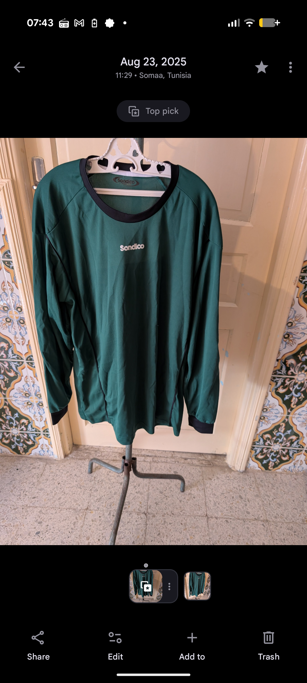 Beni Khiar&nbsp;Somaa&nbsp;Hommes&nbsp;Autre&nbsp;Equipe football tenues complet