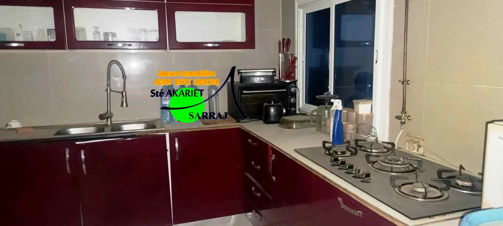 Sousse Ville&nbsp;Cite Jaouhara&nbsp;Vente&nbsp;Maisons&nbsp;Petite maison style triplex 168m �  oued ghnim